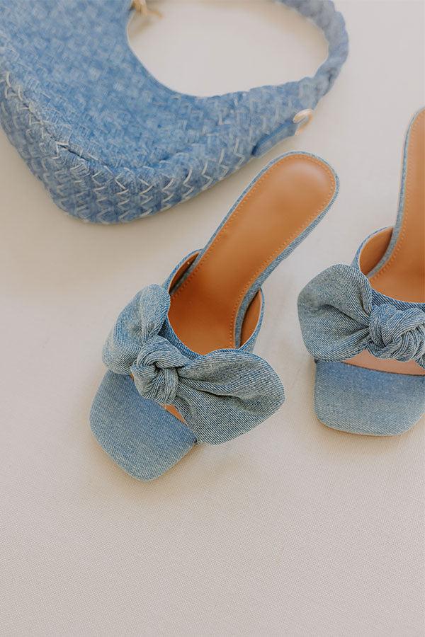 The Emersyn Denim Heel Product Image