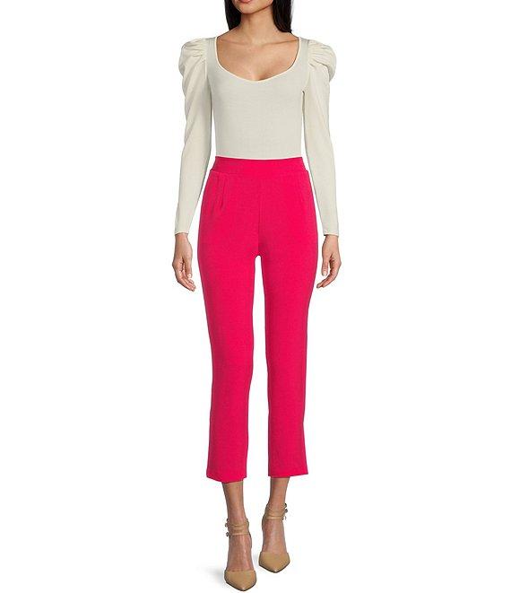 Takara Coordinating Straight Pull-On Trouser Pants Product Image