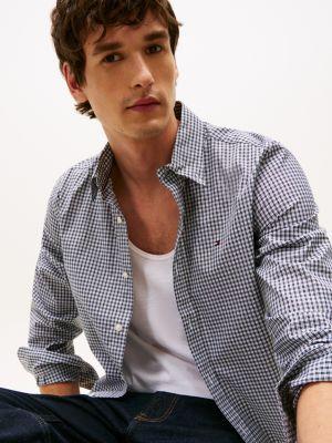 Regular Fit Gingham Print All-Day Shirt Product Image