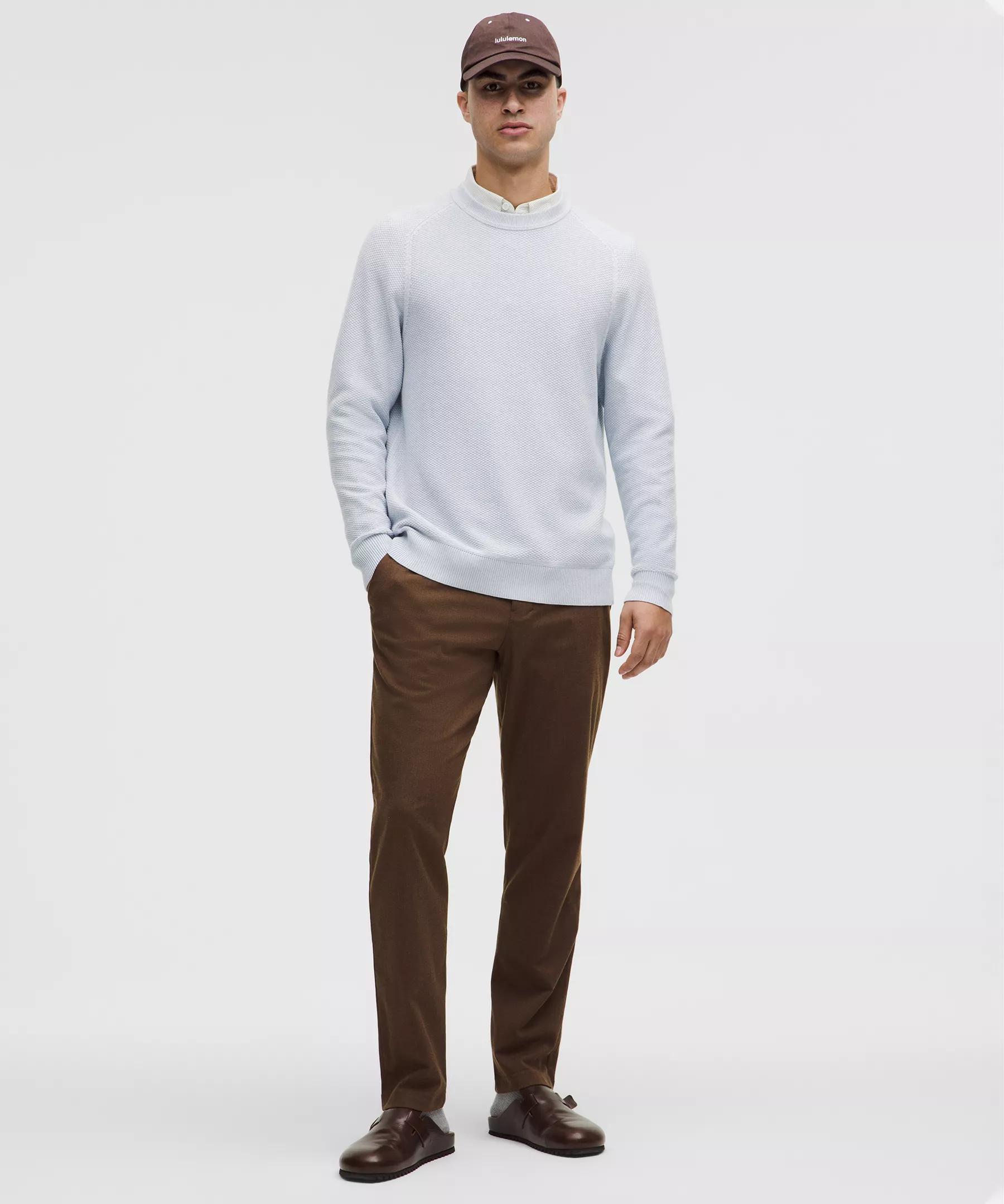 Textured Knit Crewneck Sweater Product Image