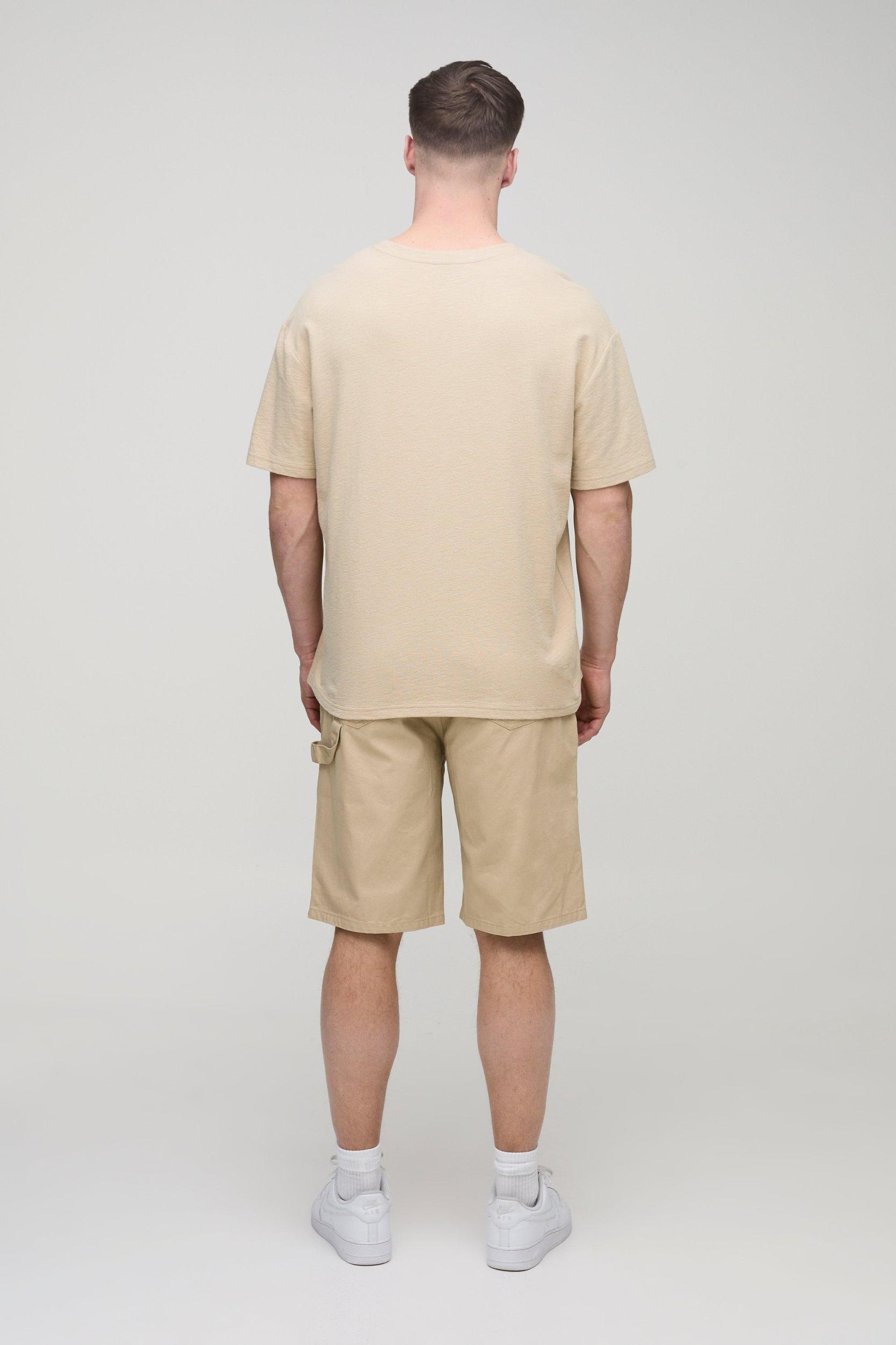 Tall Relaxed Fit Carpenter Shorts | boohooMAN USA Product Image
