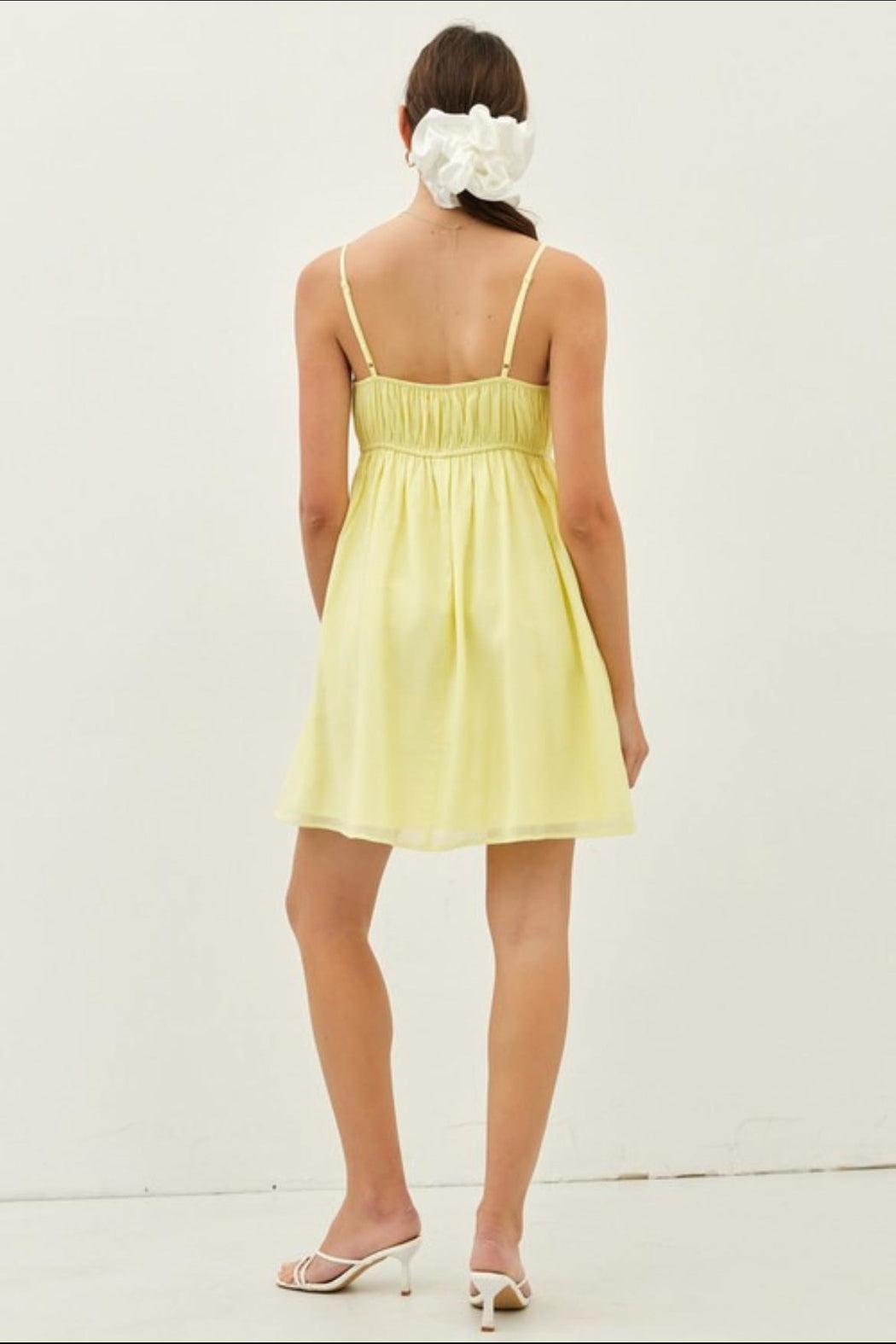 Textured Babydoll Dress Product Image