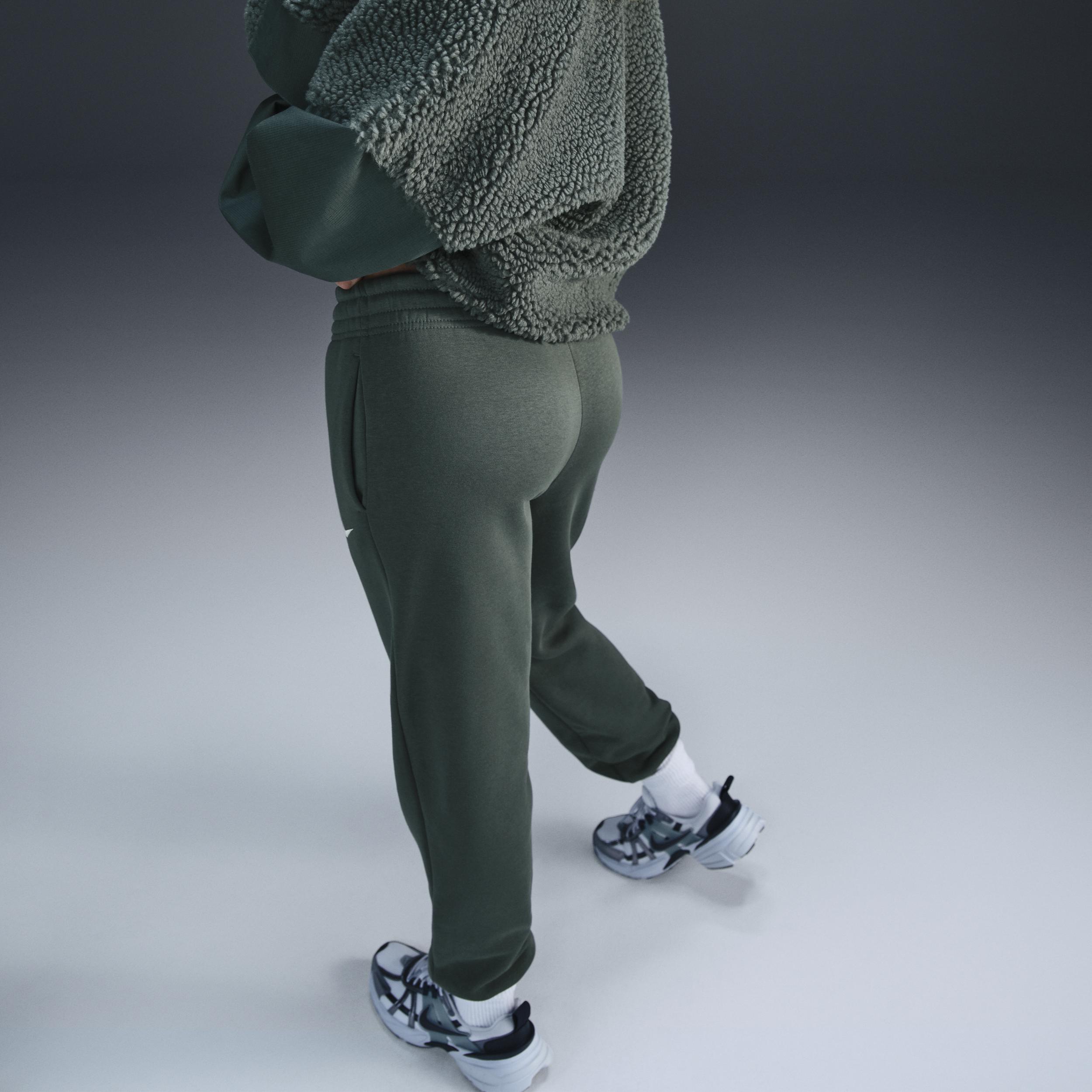 Womens Nike Sportswear Phoenix Fleece Mid-Rise Sweatpants | FZ7626-338 Product Image