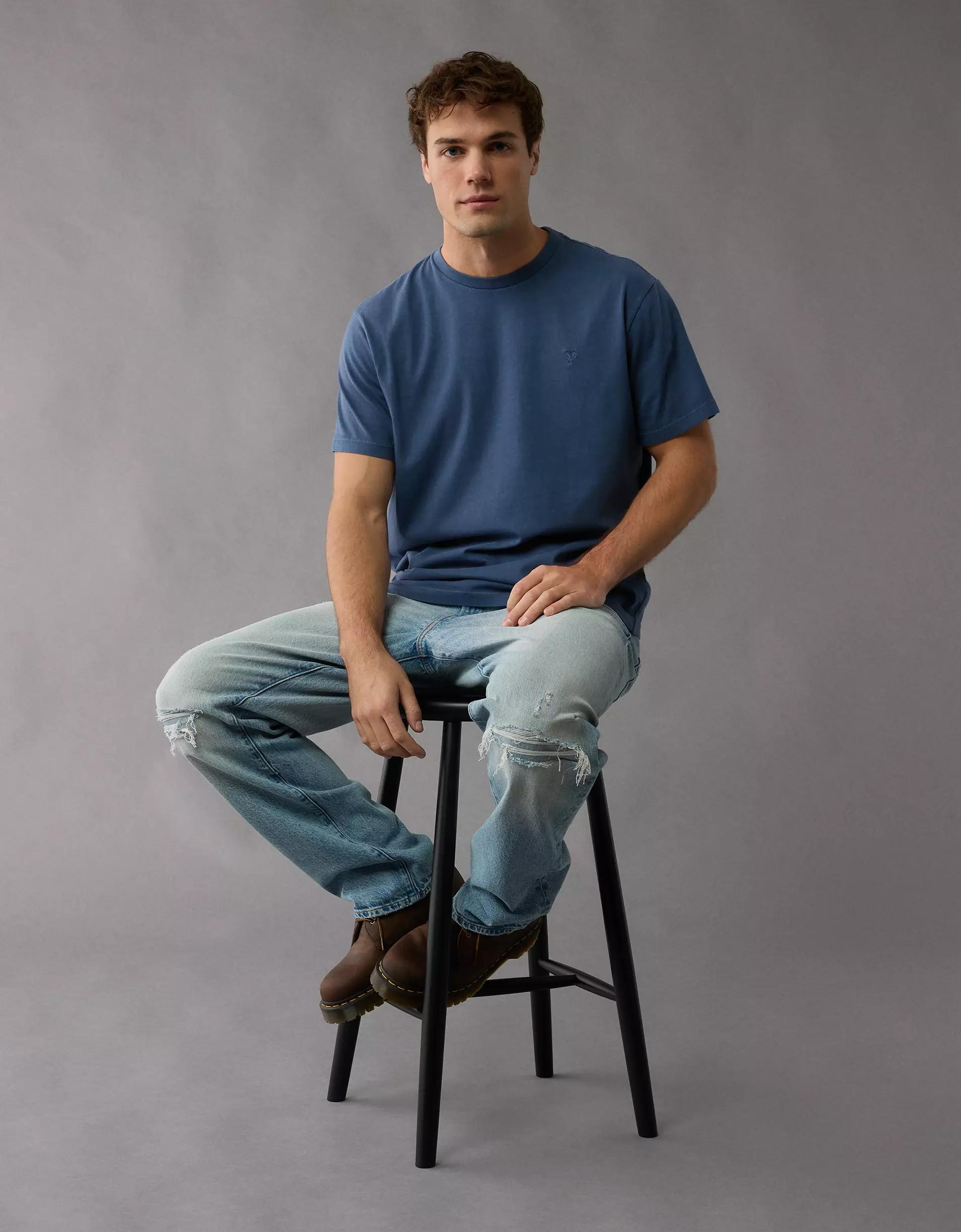 AE Logo Lived-In T-Shirt Product Image