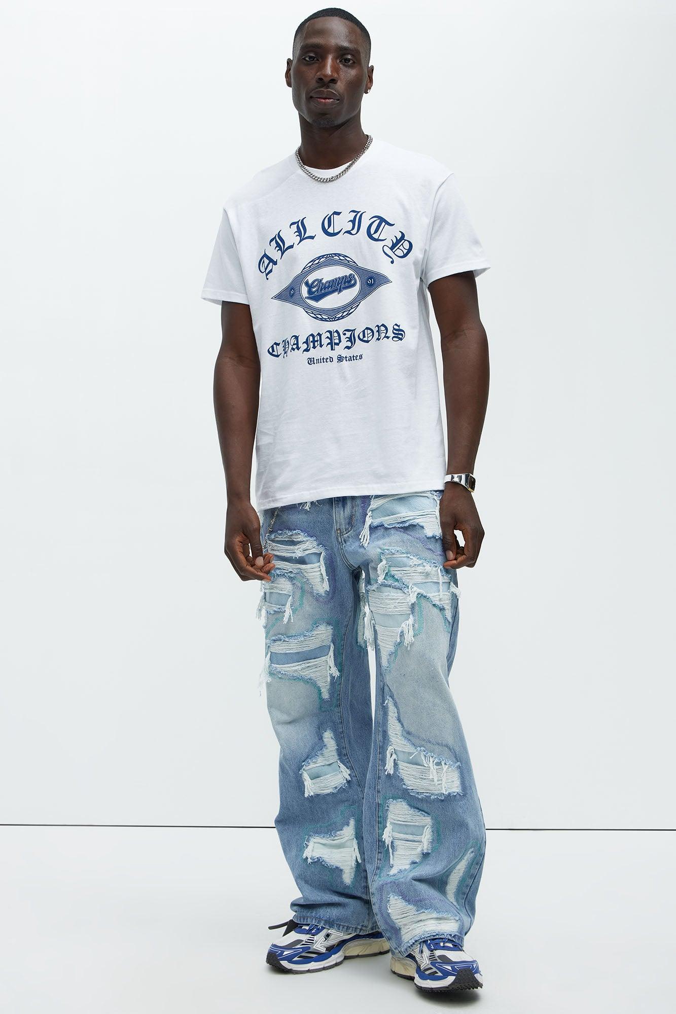 All City Champs Short Sleeve Tee - White Product Image