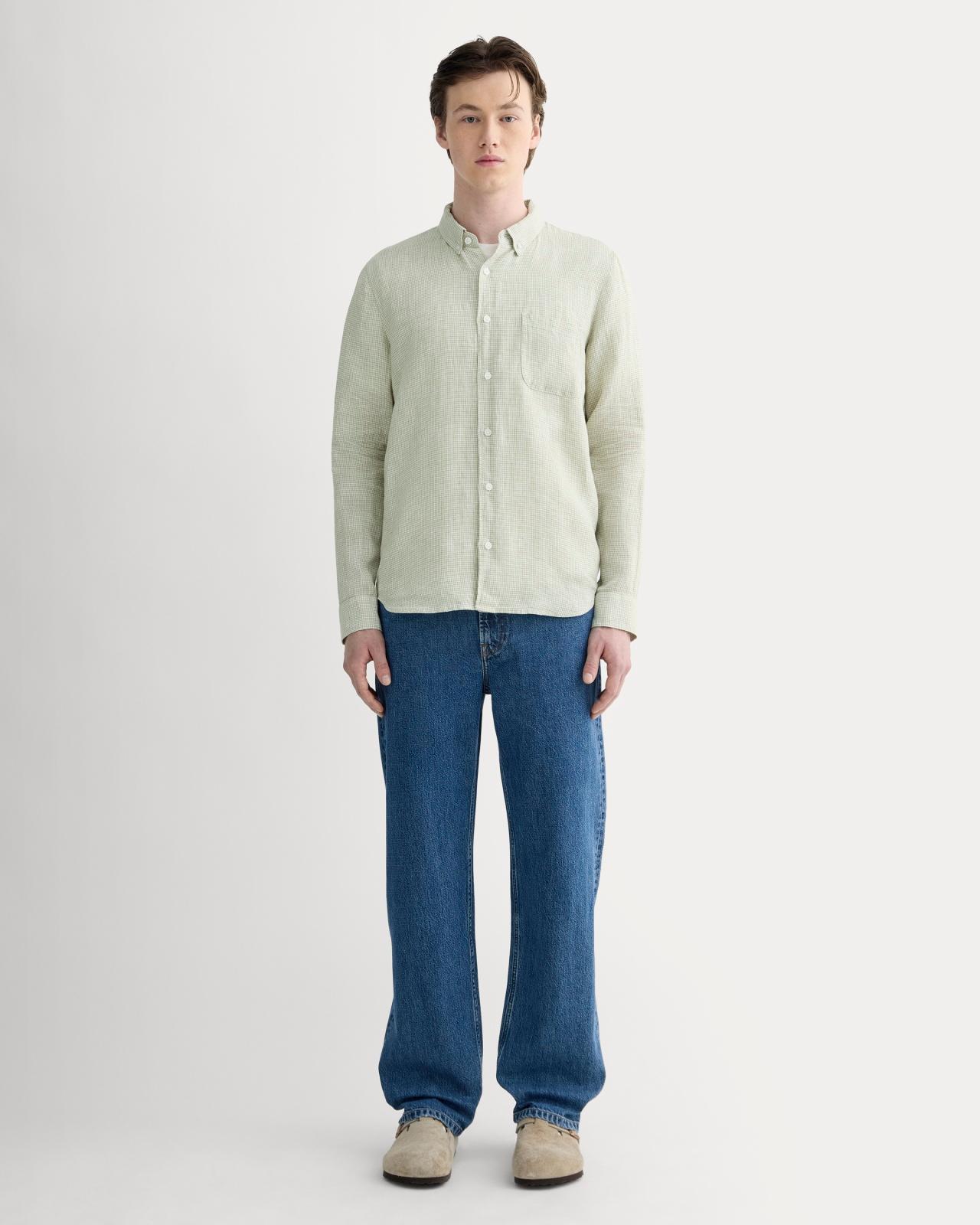 Mens Classic Shirt in Linen by Everlane Product Image