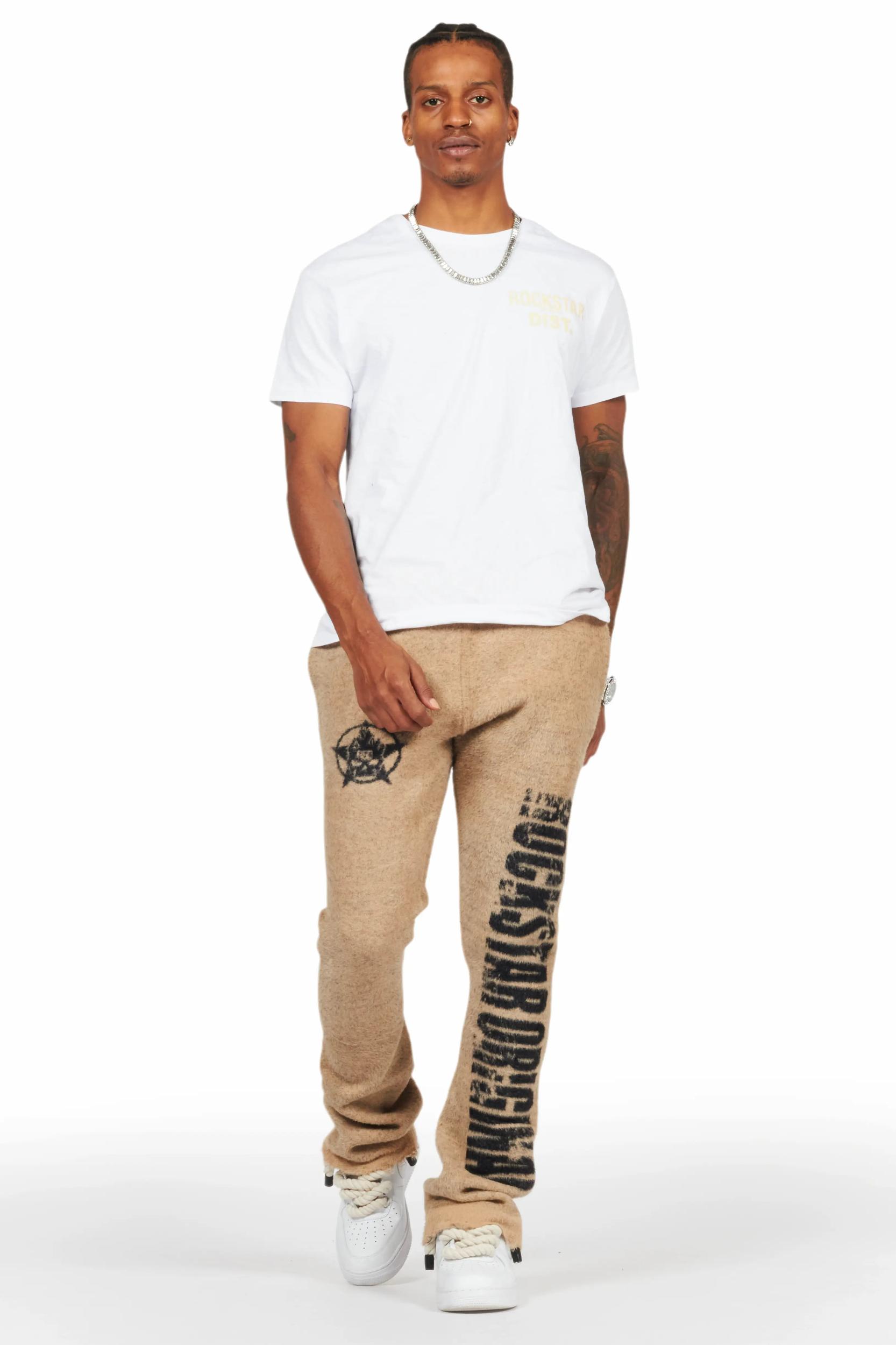 Dalasia White/Beige Oversized Tee Female Product Image