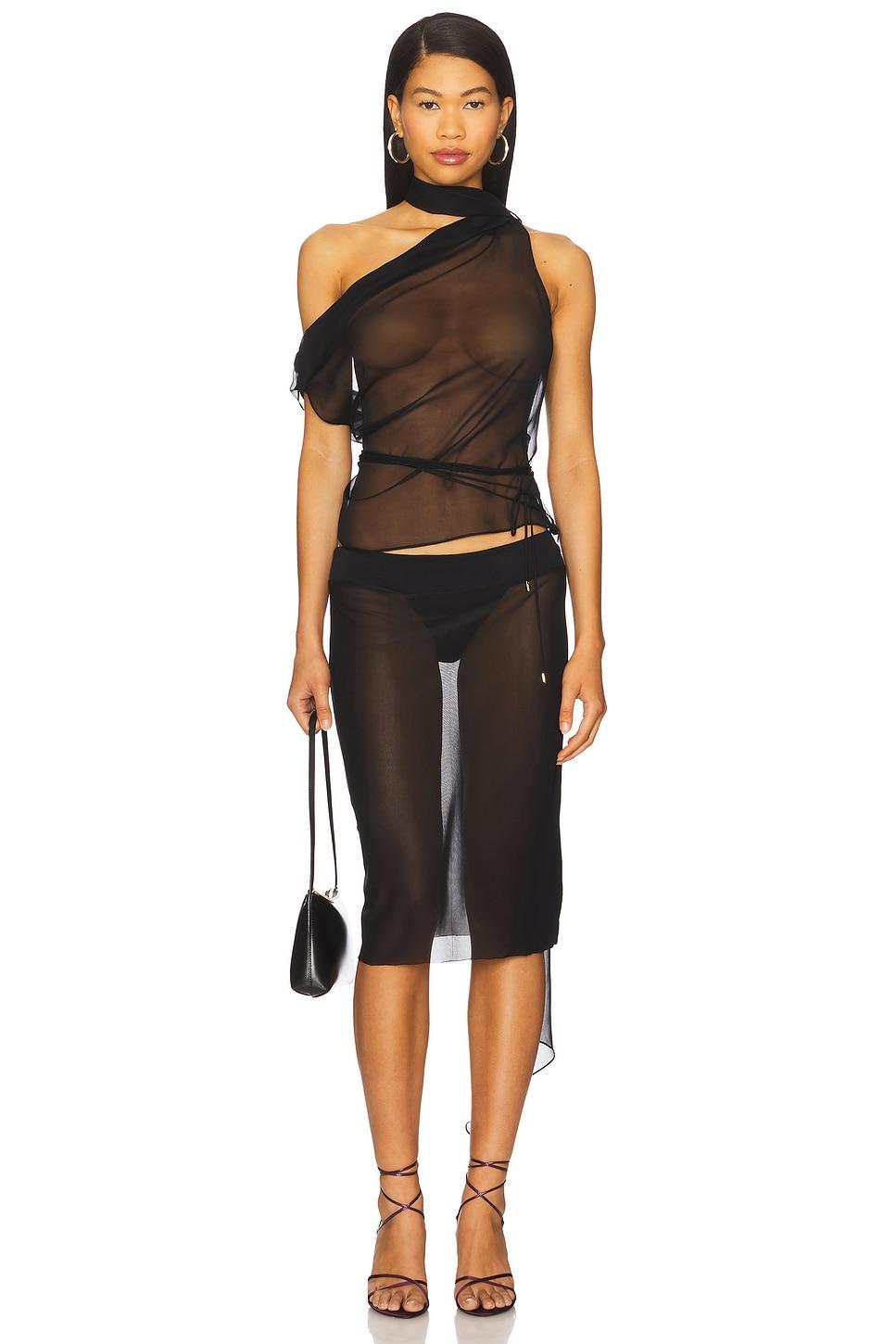 Scarf Top LaQuan Smith Product Image