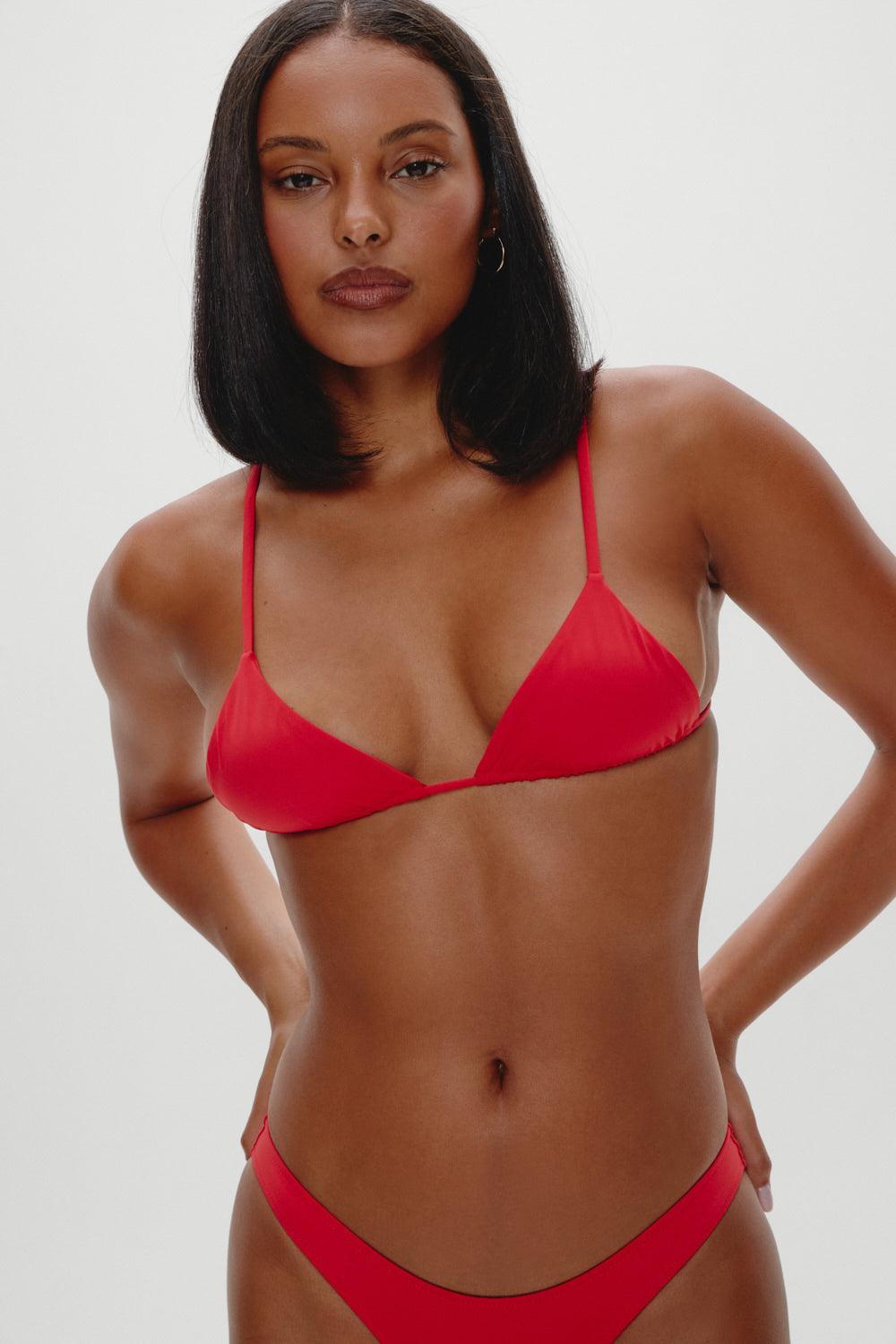 Dove Classic Bikini Bottom - True Red Product Image