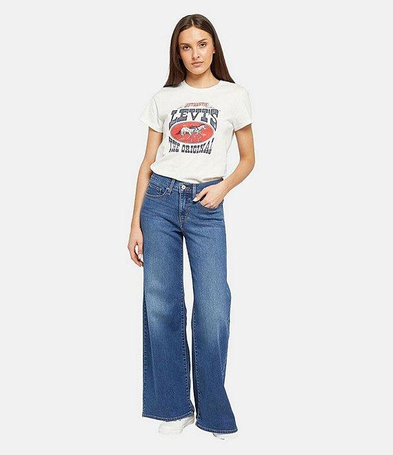 Levi's® 318 Shaping Mid Rise Wide Leg Jeans Product Image