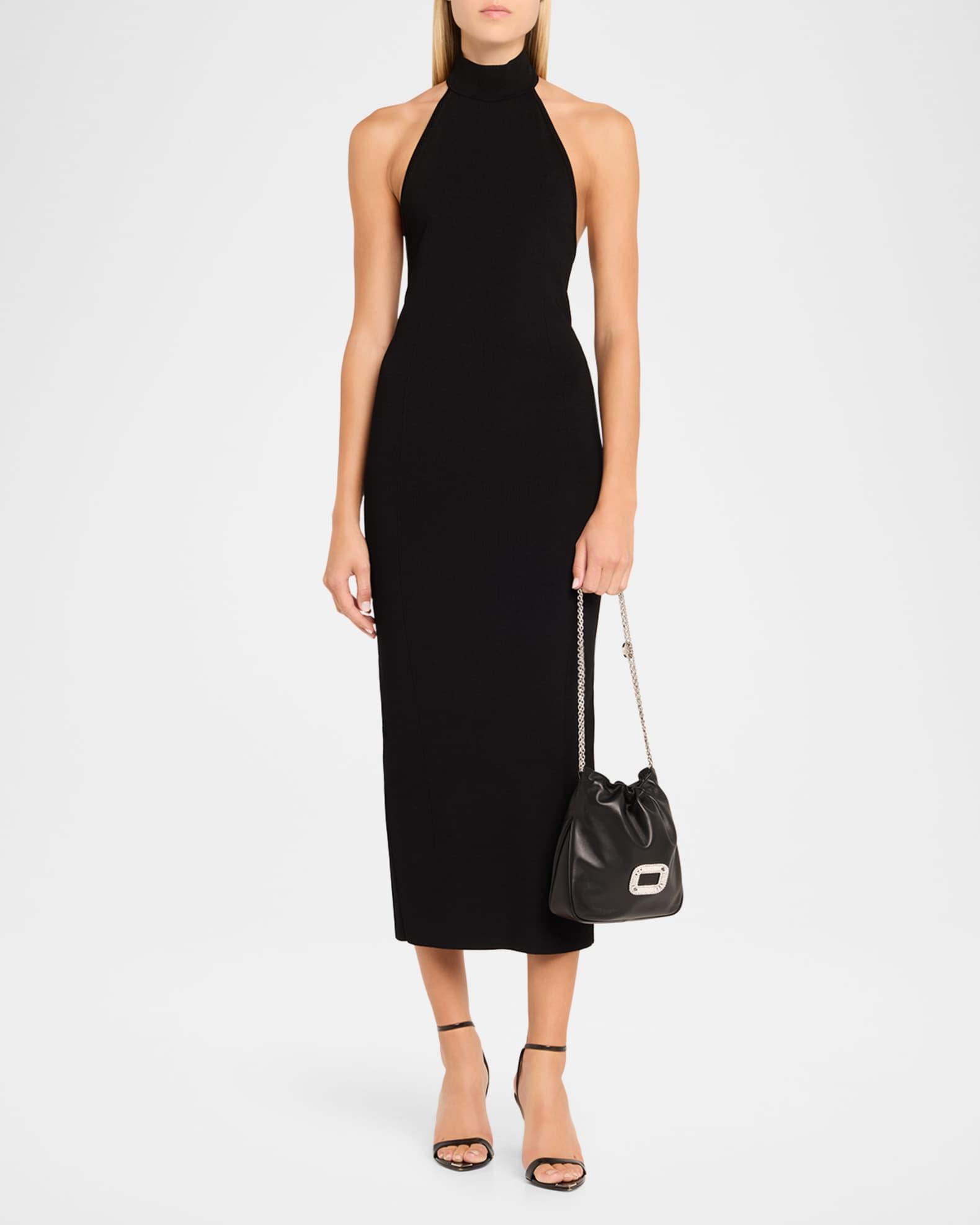 Mini Crystal Buckle Nappa Leather Pouch Bag Product Image