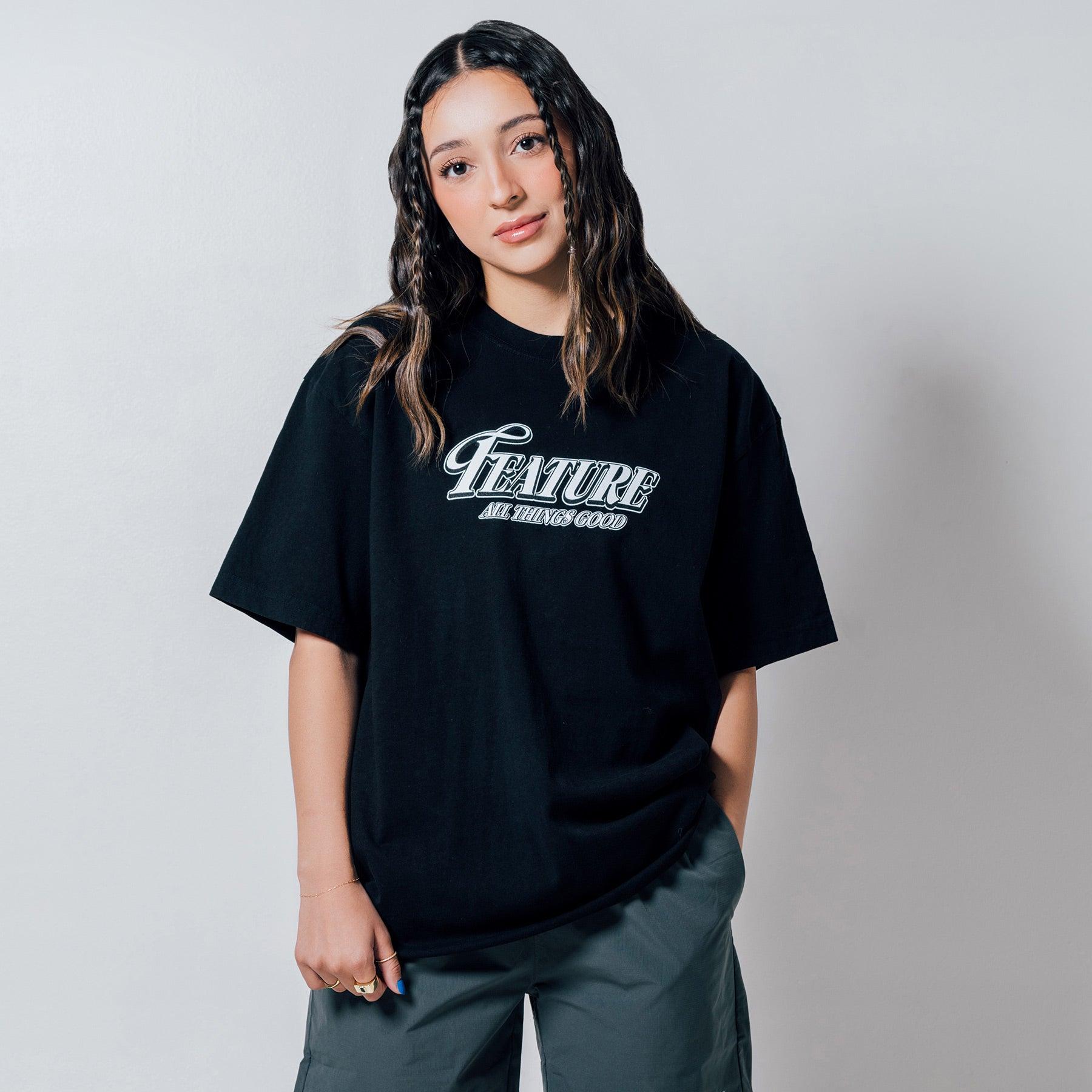 Comme des Garcons PLAY x the Artist Invader Women's S/S Tee - Black Female Product Image