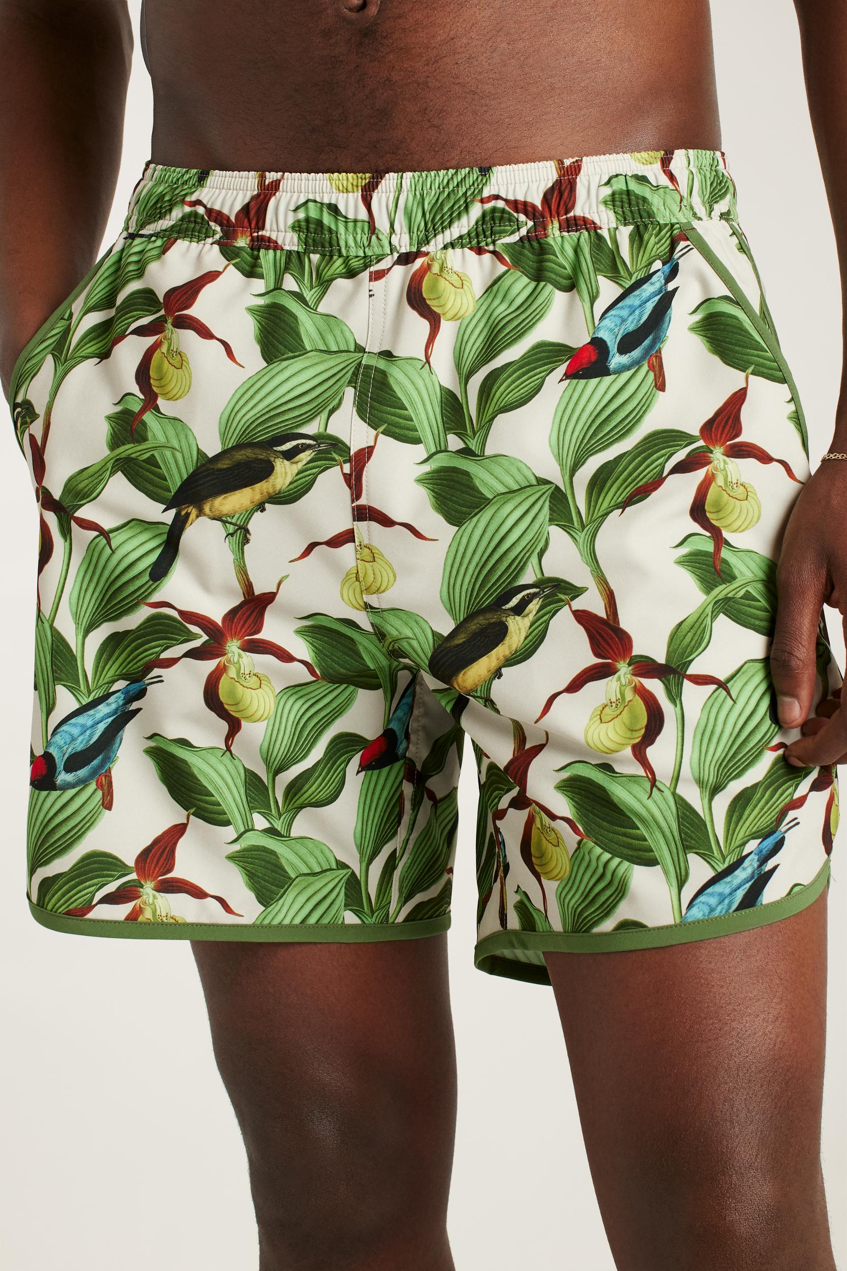 Throwback Swim Trunks Product Image