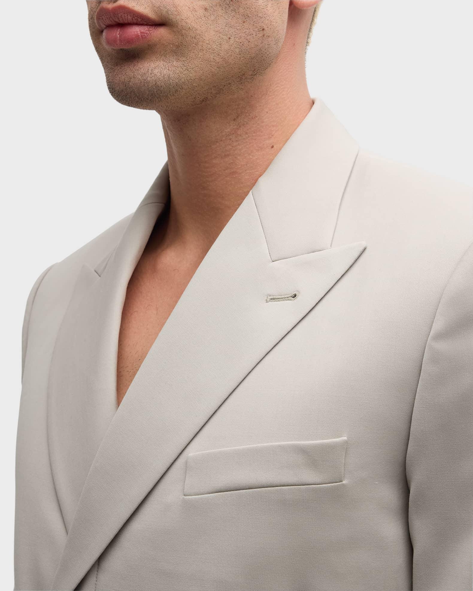 Men's Boxy Two-Piece Double-Breasted Blazer Suit Product Image