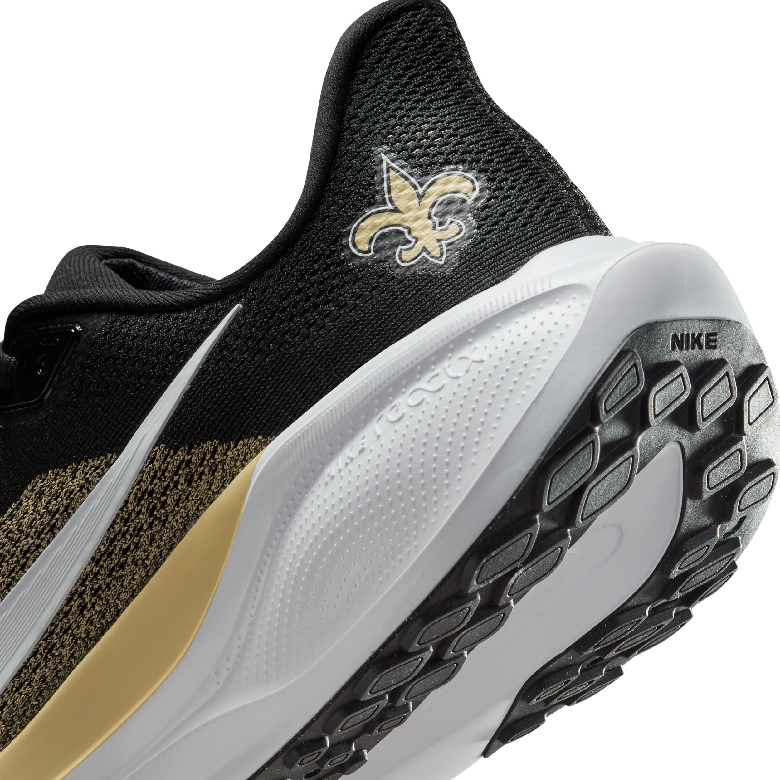 New Orleans Saints Pegasus 41 Nike Men's NFL Road Running Shoes Product Image