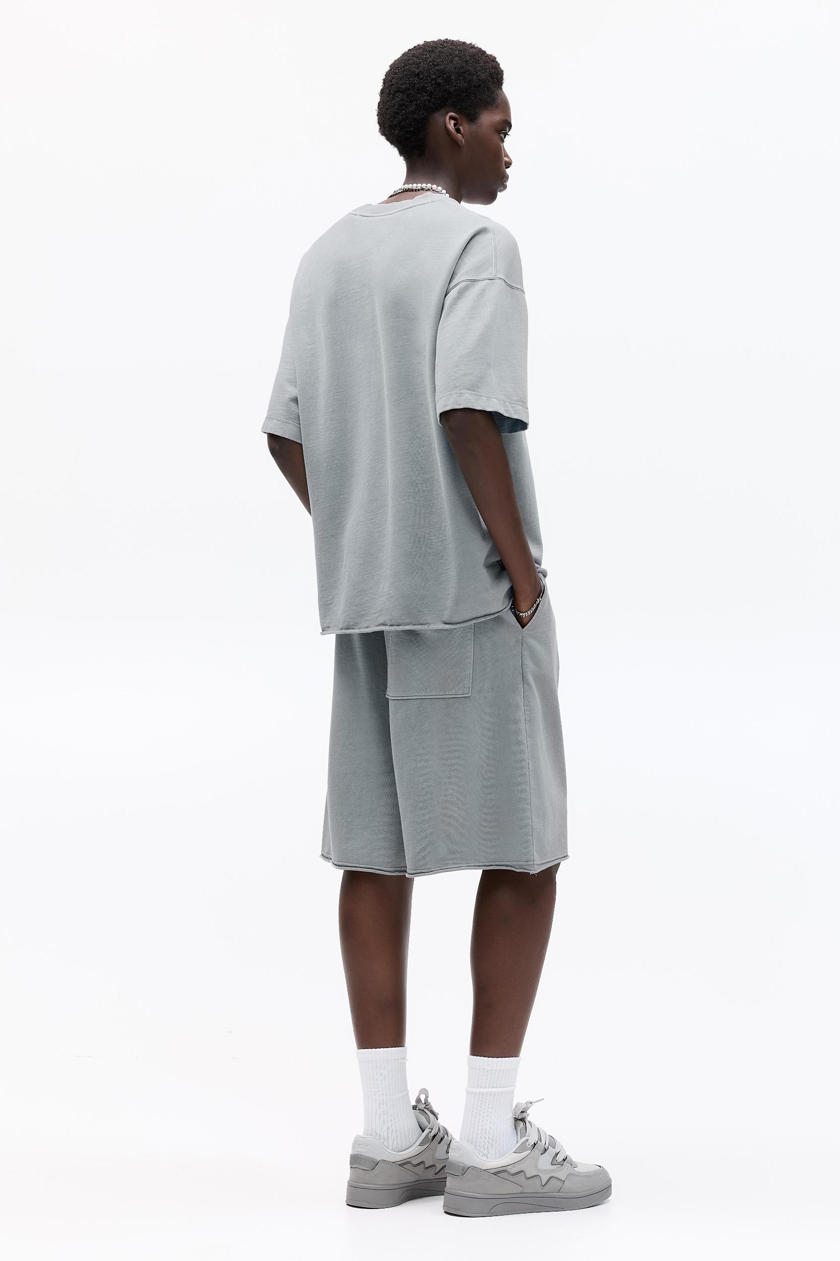 Baggy Bermuda sweat shorts Product Image