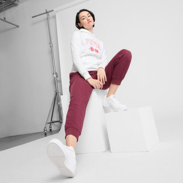 PUMA Faux Embroidered Floral Women's Hoodie Product Image