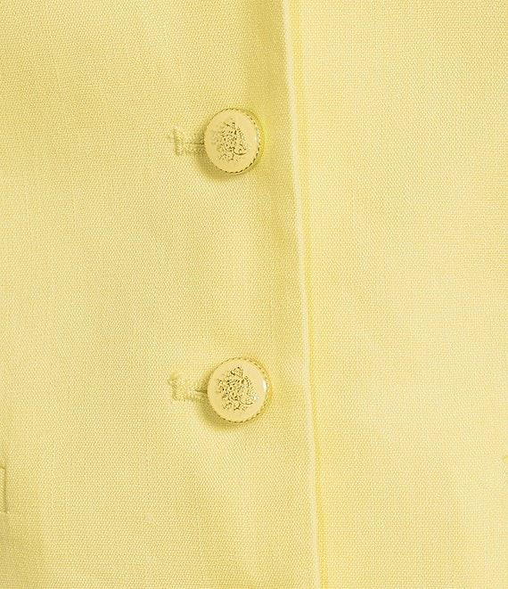 Antonio Melani Coordinating Melinda V-Neck Linen Blend Vest Product Image