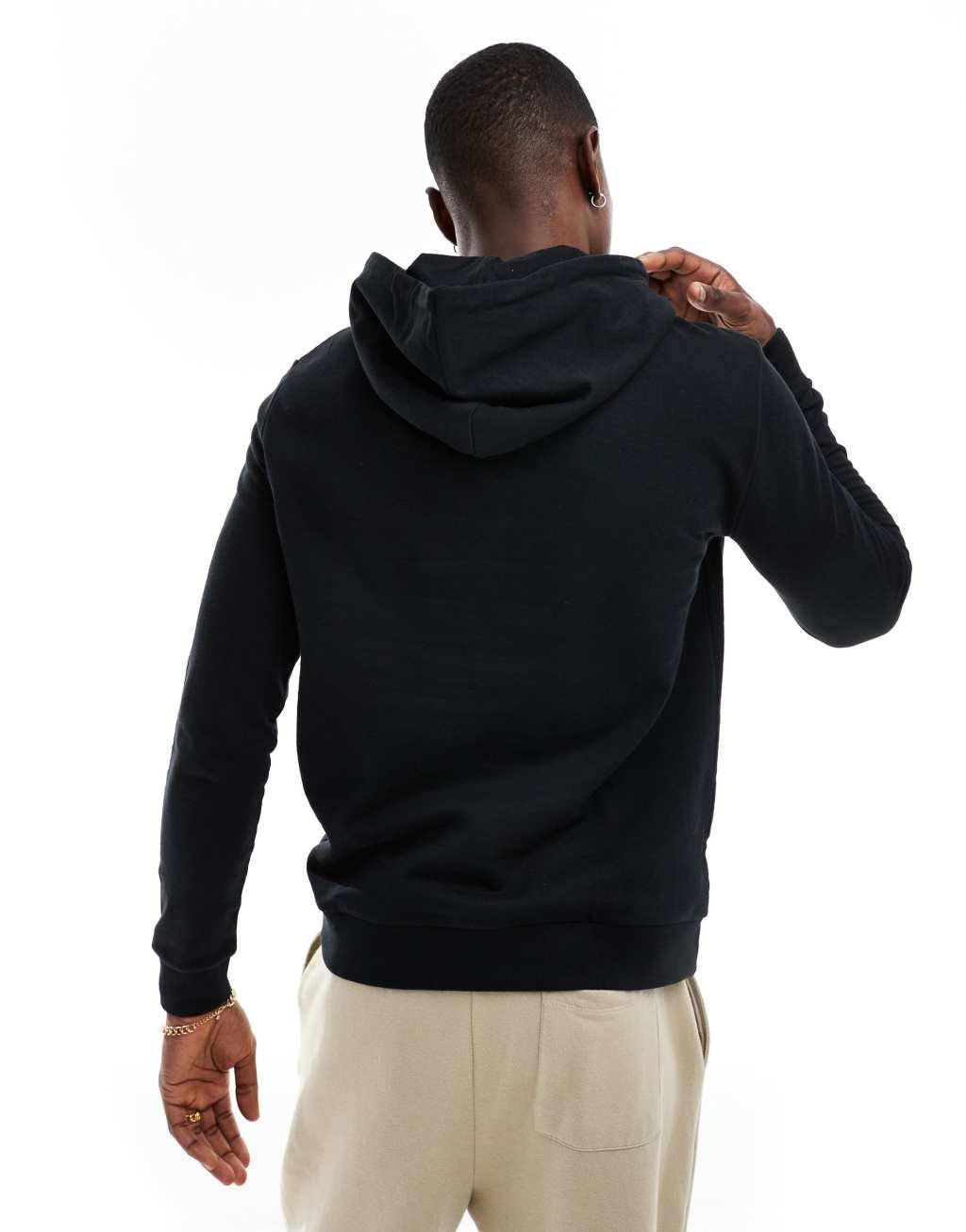 ASOS DESIGN essential hoodie in black Product Image