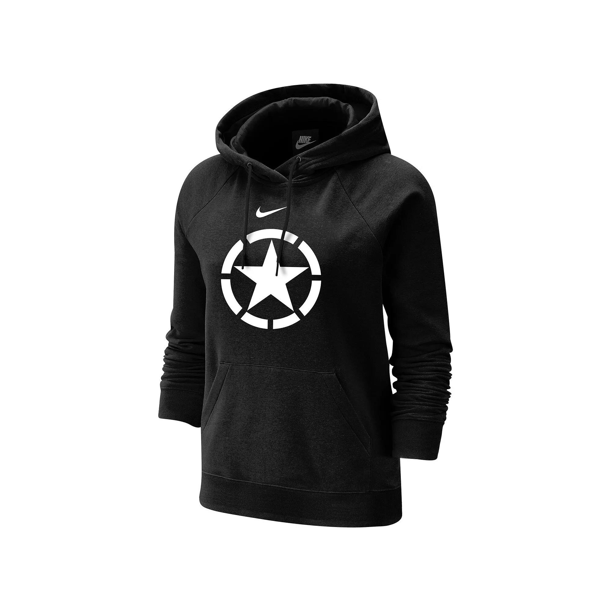 Women's Nike Black Army Black Knights 2024 Rivalry Collection Tri-Blend Pullover Hoodie,  Product Image