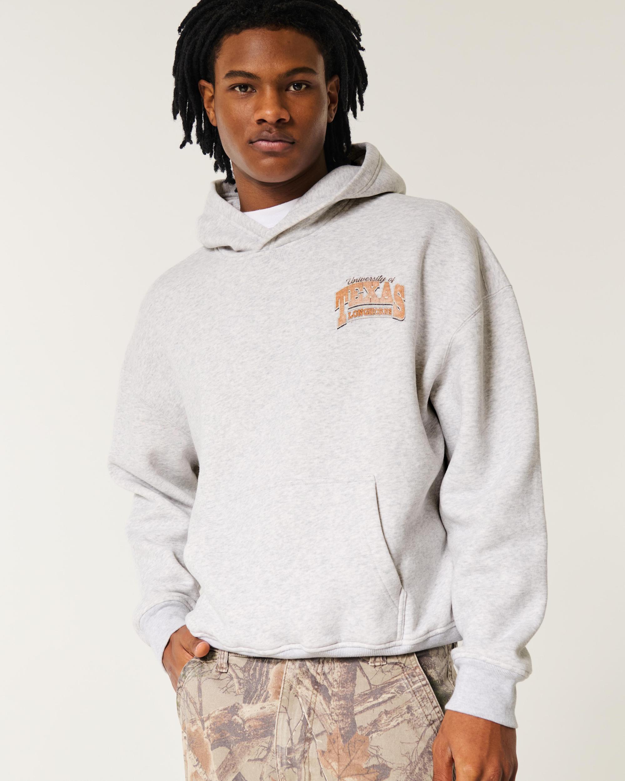 Boxy UConn Graphic Hoodie Product Image