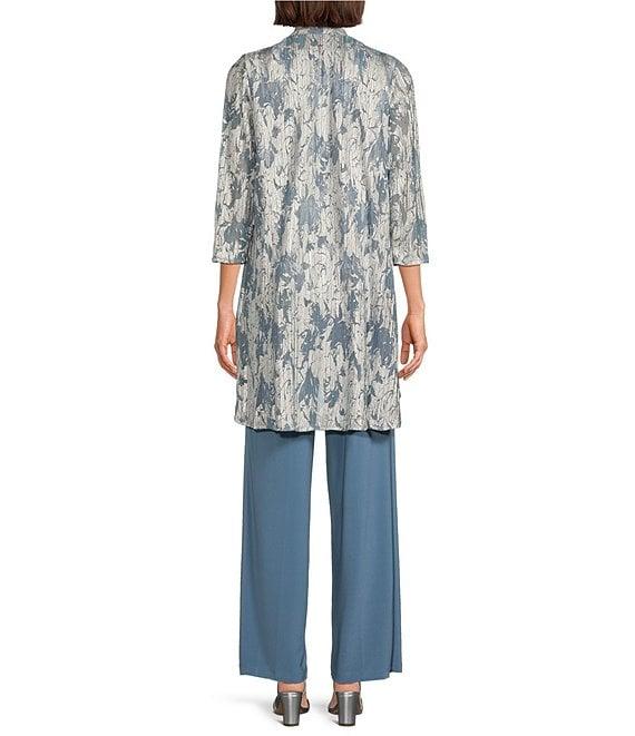 R & M Richards 3/4 Sleeve Scoop Neck 3-Piece Pant Set Product Image