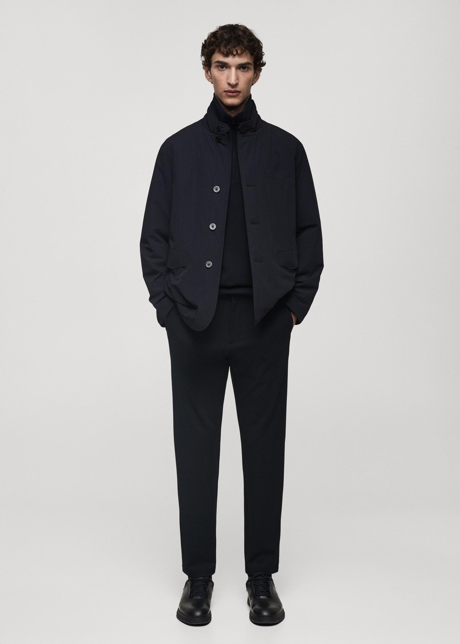 Waterproof jacket with Thermore® padding - Men | MANGO USA Product Image