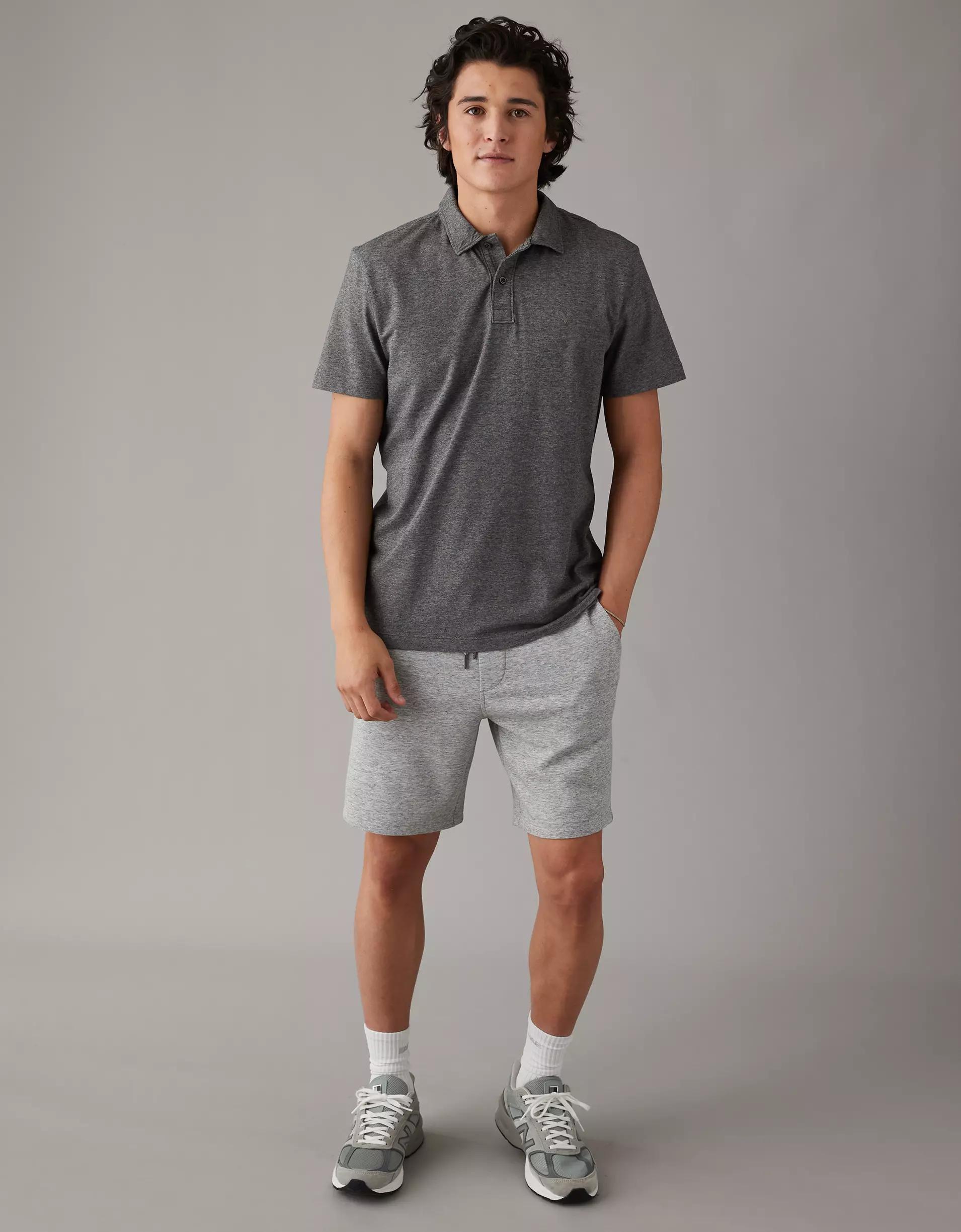 AE Lived-In Jersey Polo Shirt Product Image