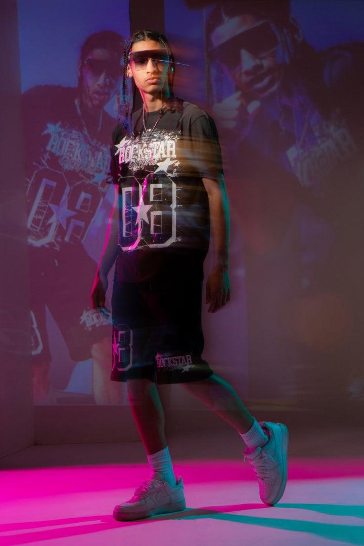 Allstar Black T-Shirt Short Set Male Product Image