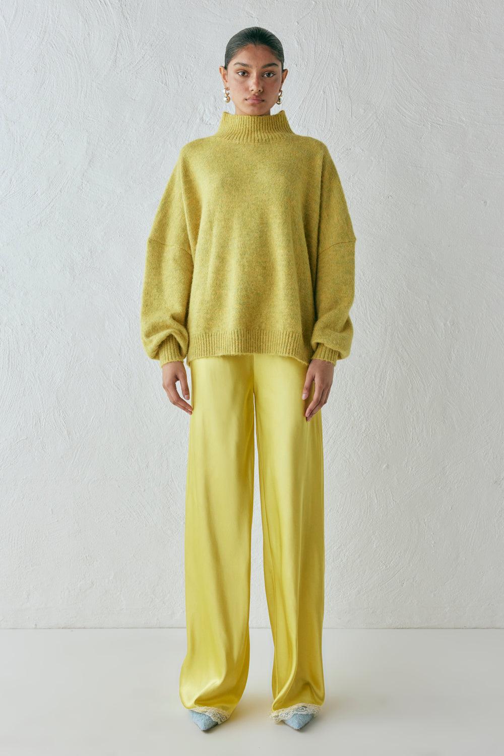 Yumi Knit Jumper Citrus Marle Product Image