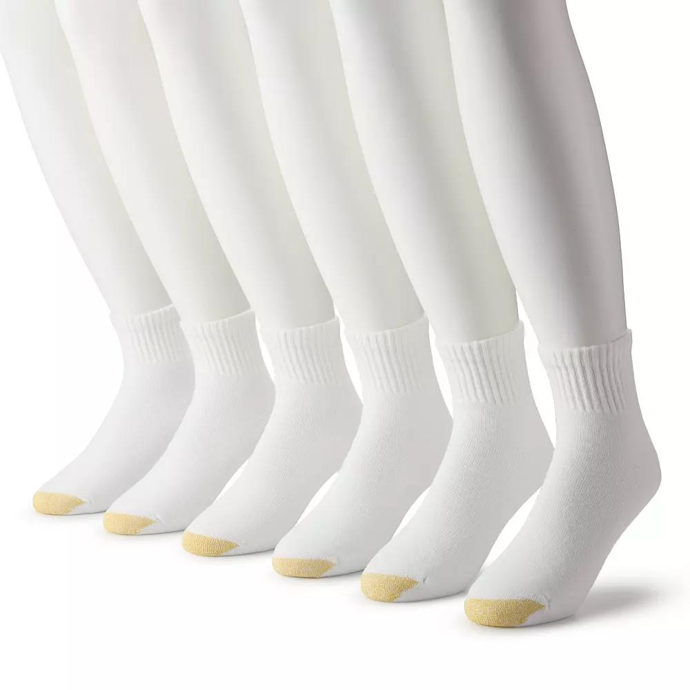 Cotton Cushion Ankle Socks 6-Pack Product Image