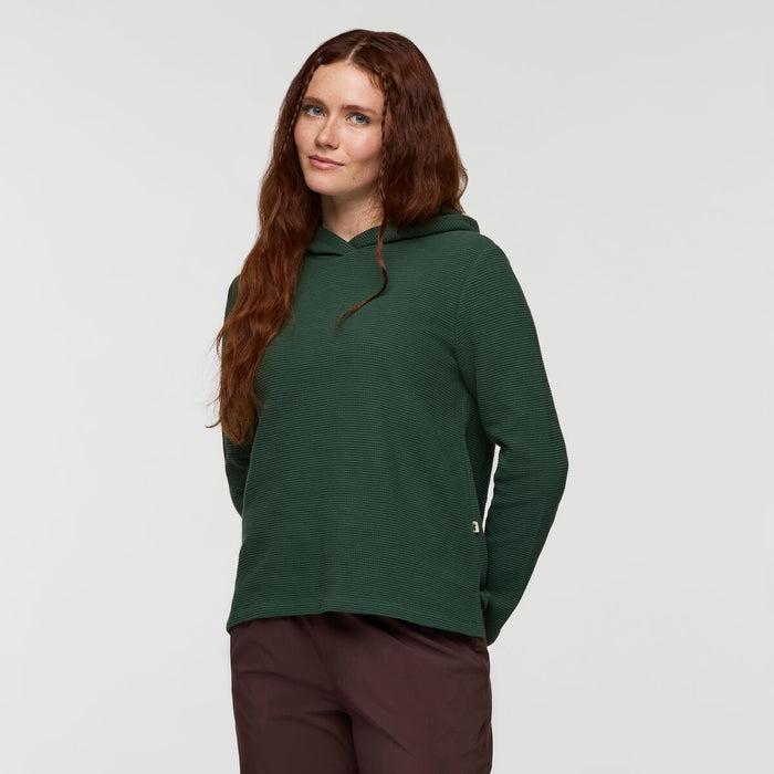 Atajo Long-Sleeve Waffle Hoodie - Women's Product Image