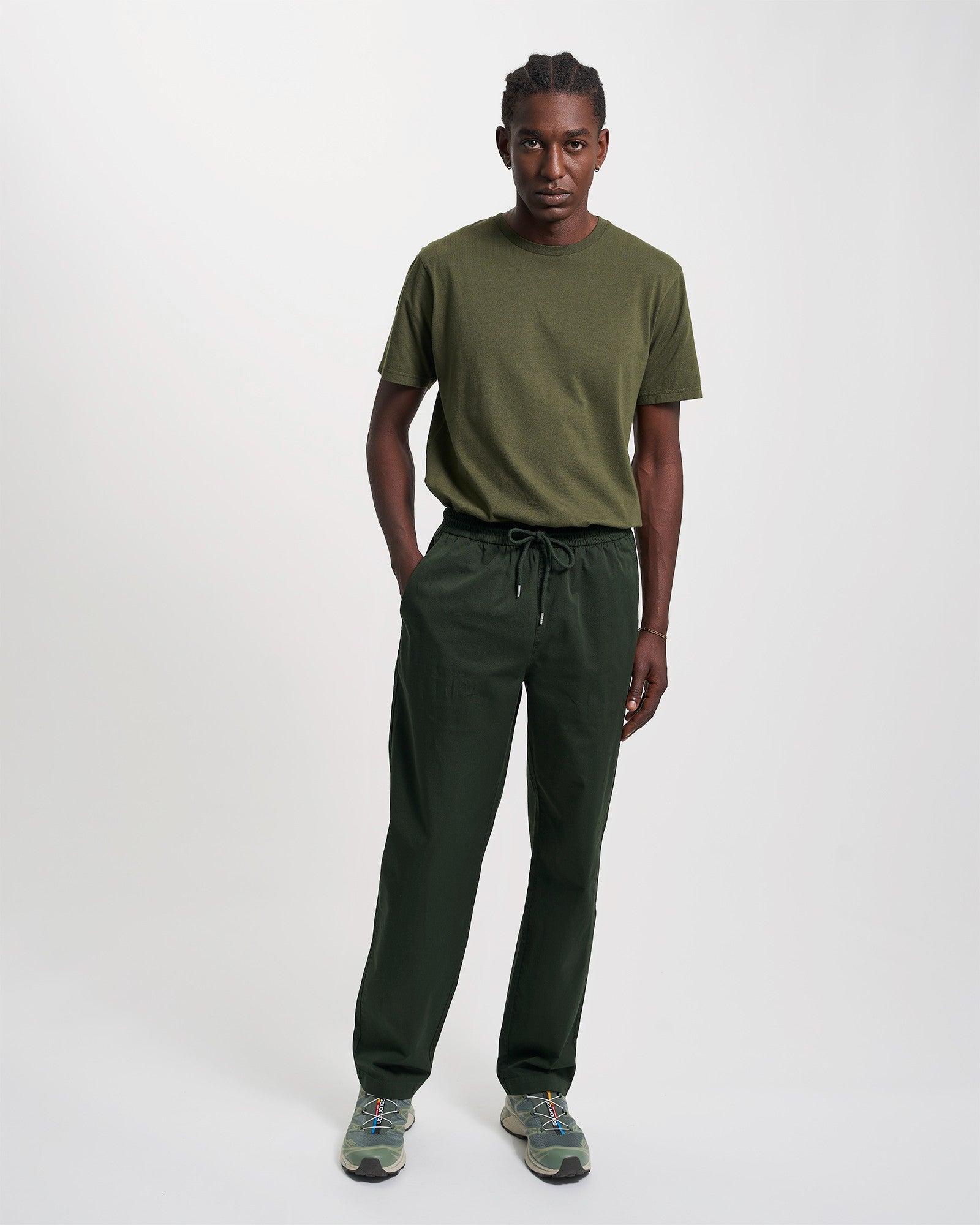 Organic Twill Pants - Steel Blue Product Image