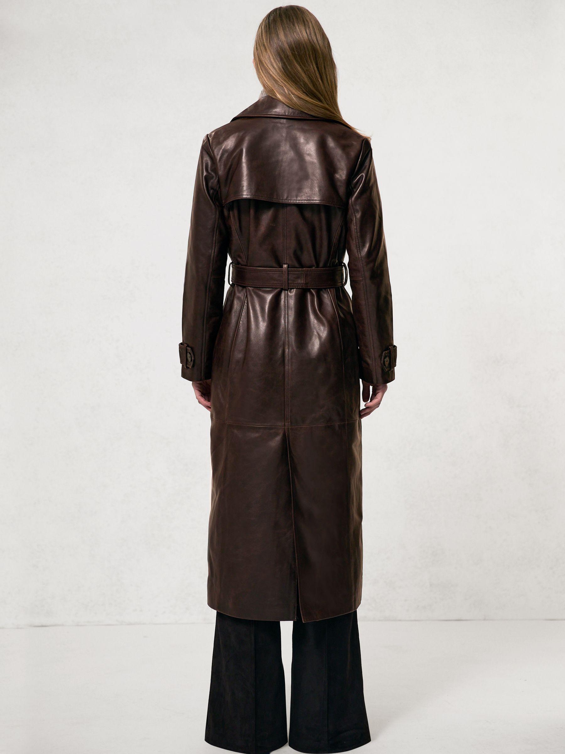 Button-Detail High-Rise Flared Jeans in Mid Blue Product Image