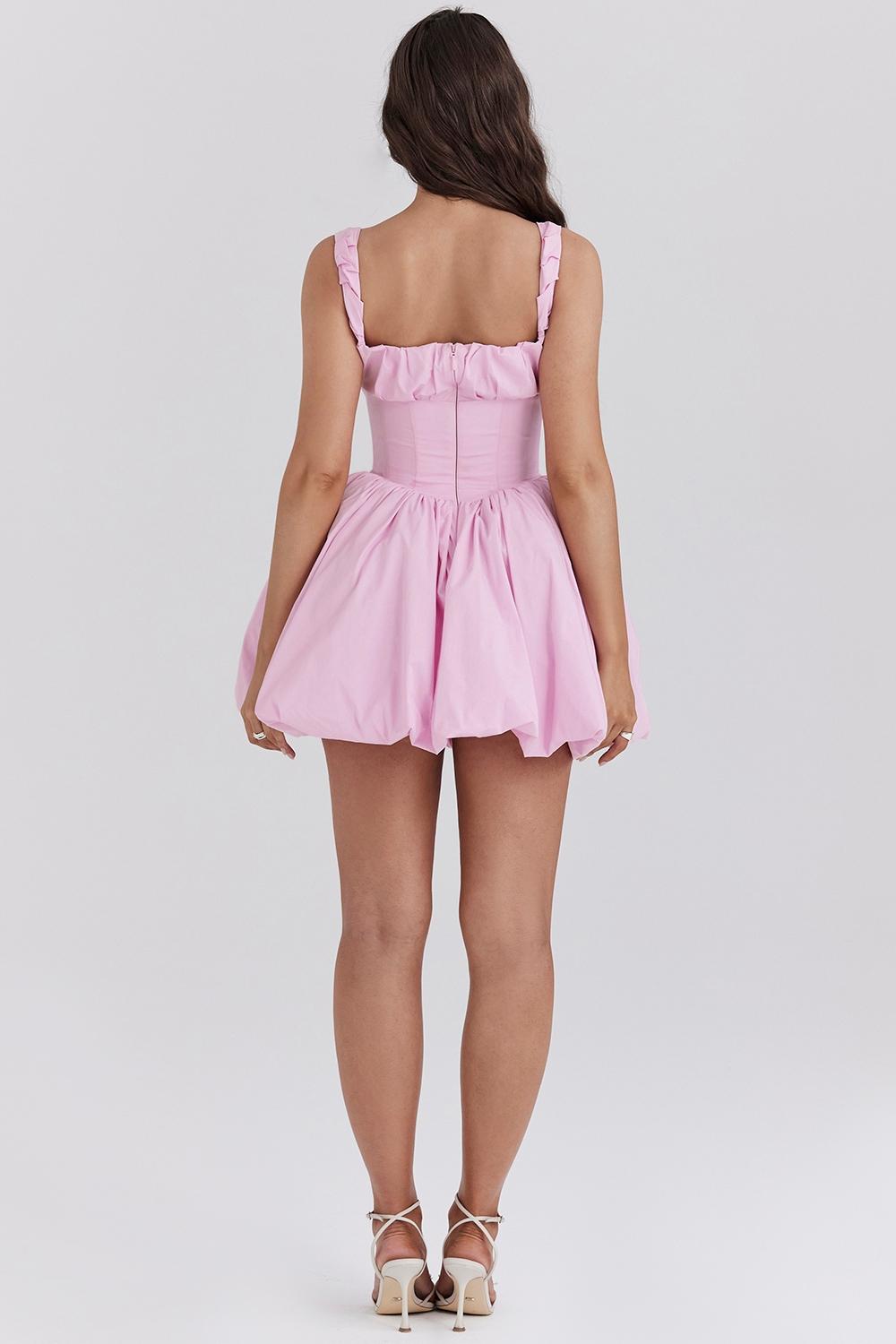 Le Puff  cotton candy cotton tulle mini dress Product Image