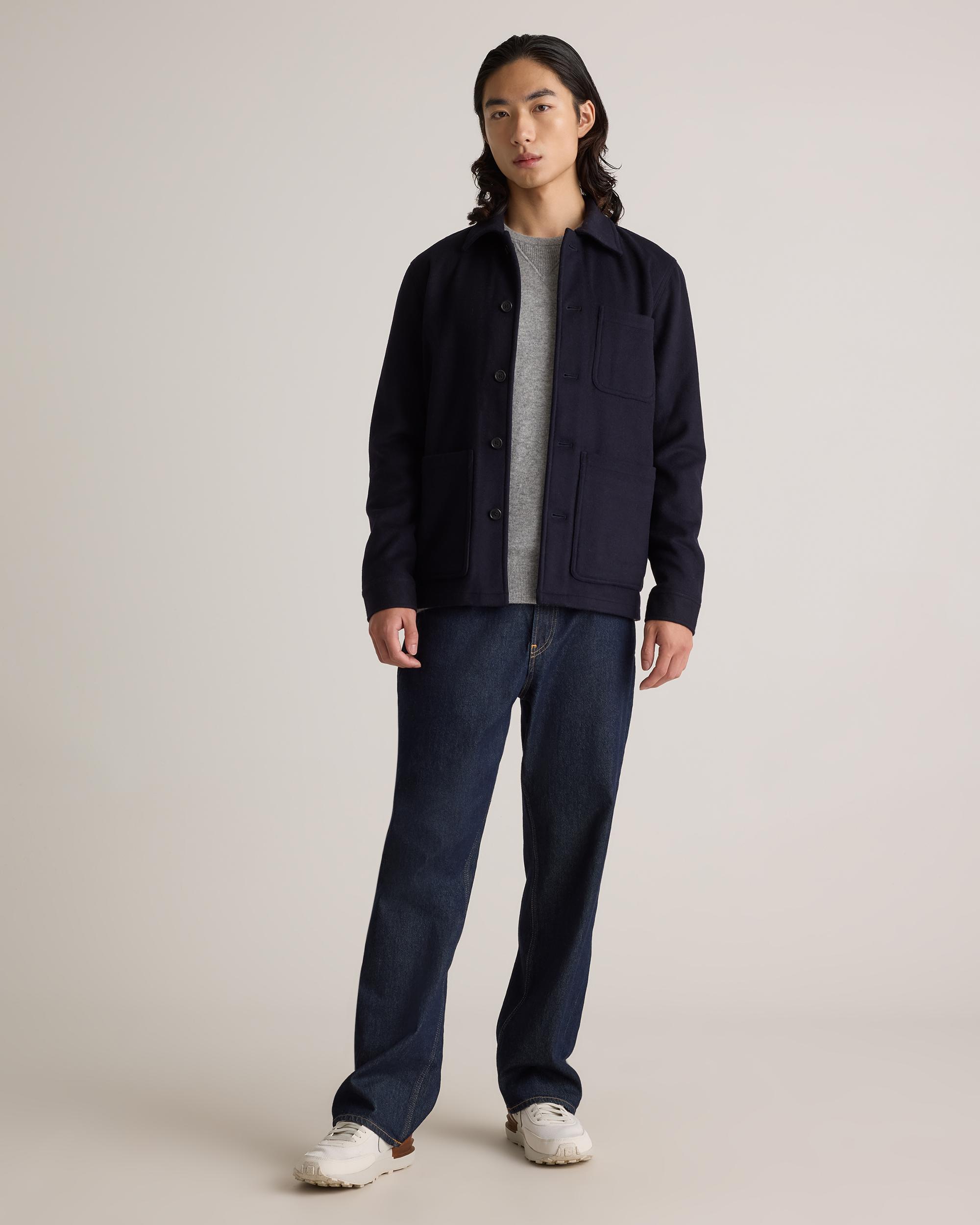 Quince | Men's Italian Wool Chore Jacket Wool/Nylon Product Image