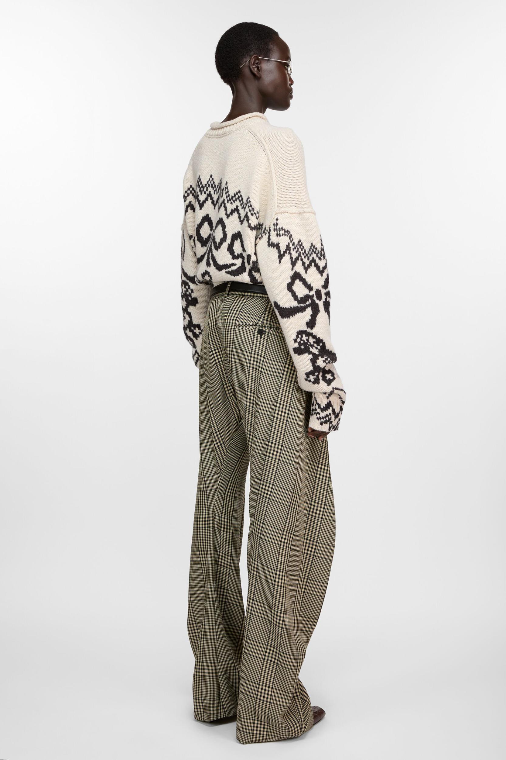 Plaid tailored trousers Product Image
