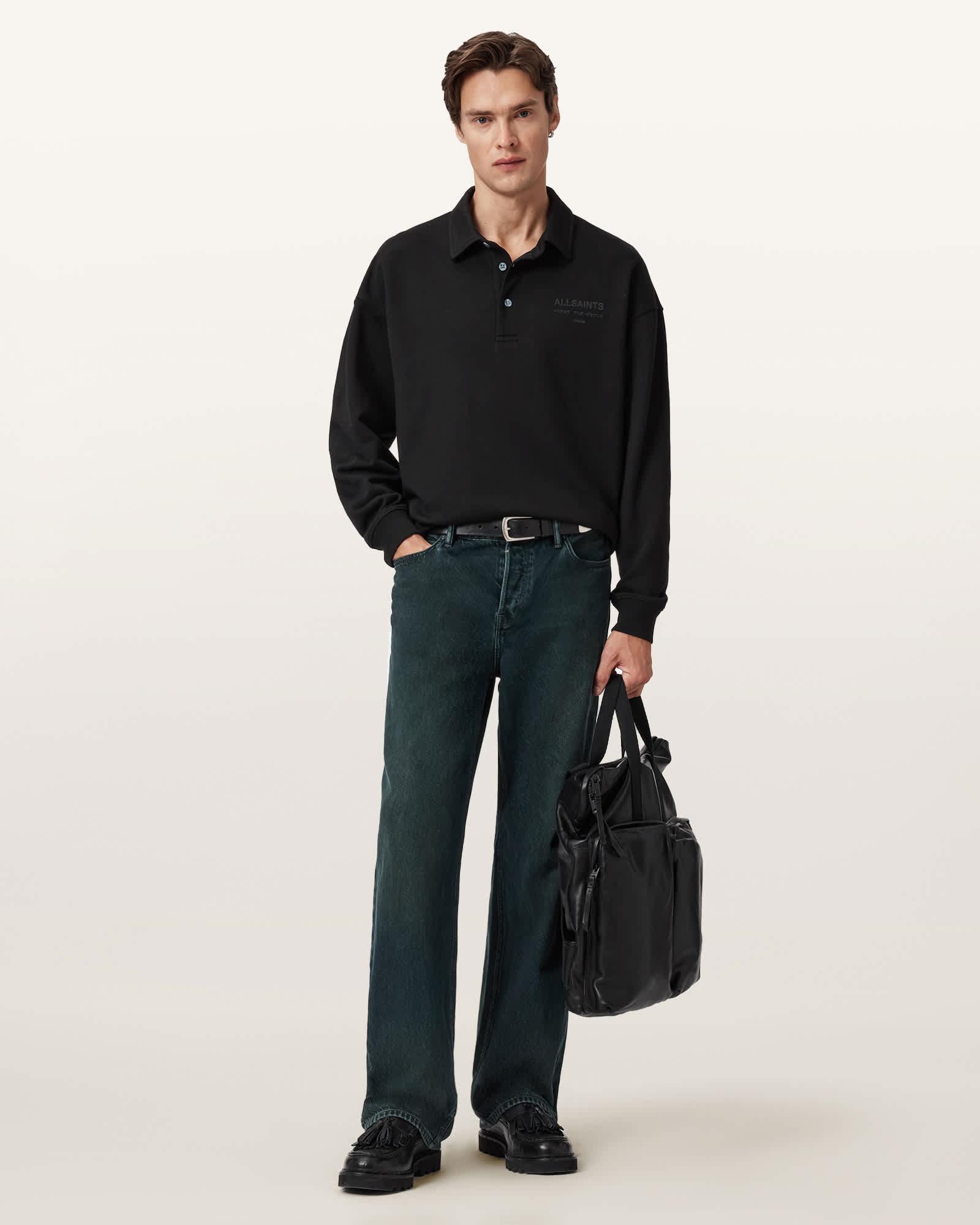 Xander Long Sleeve Polo Shirt Product Image