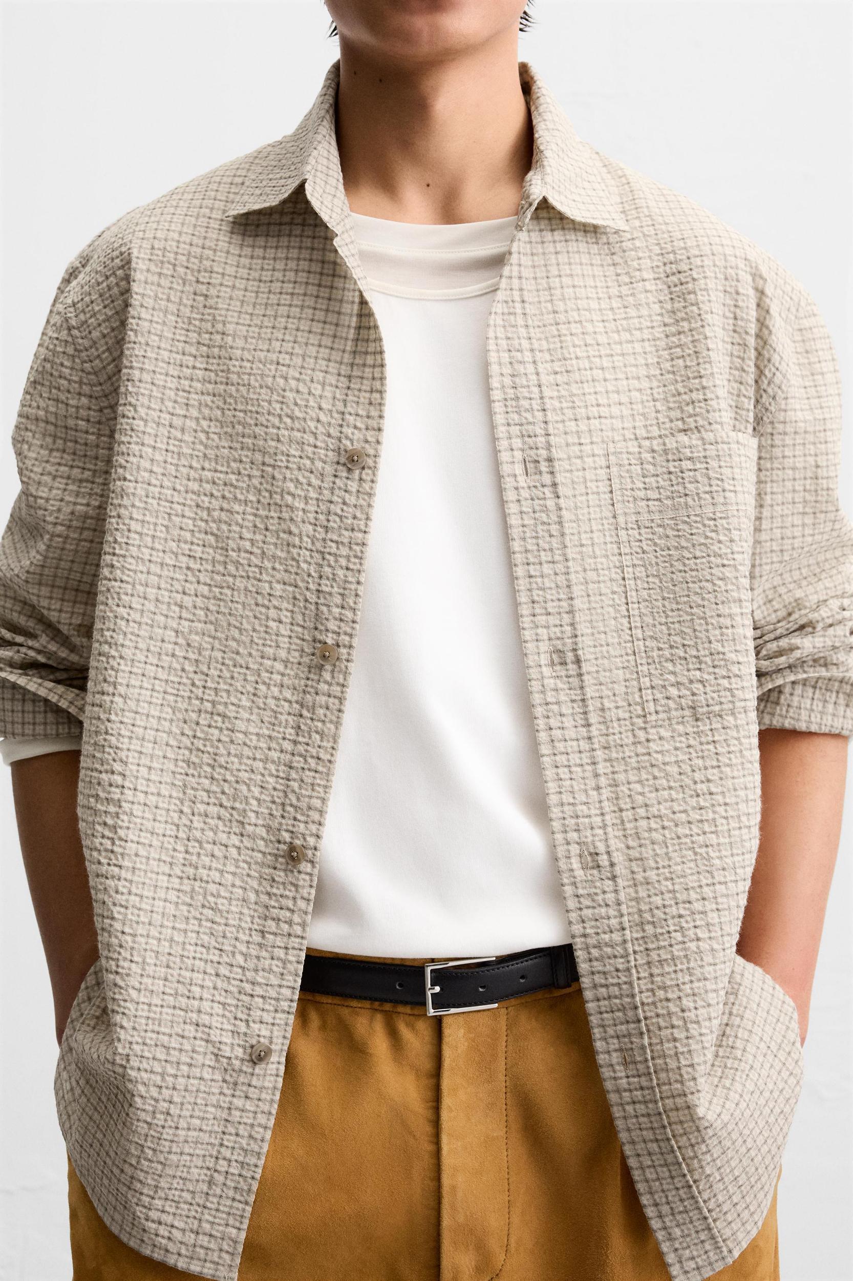 TEXTURED JACQUARD SHIRT Product Image