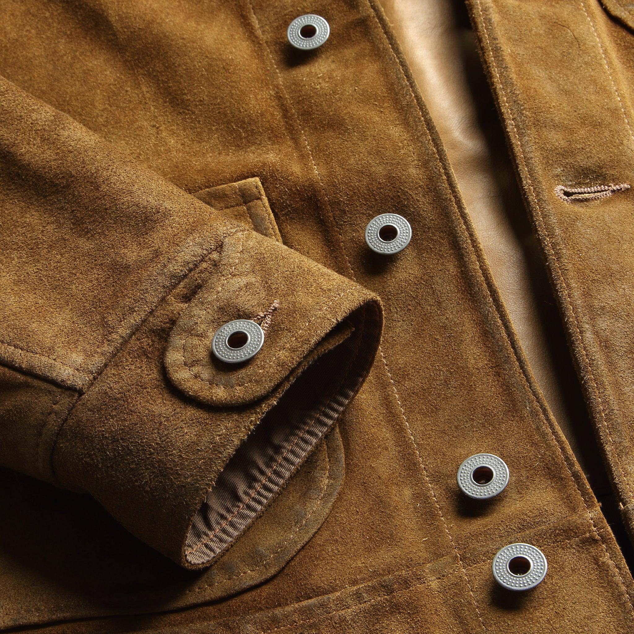 Alston Jacket - Brown Suede Product Image