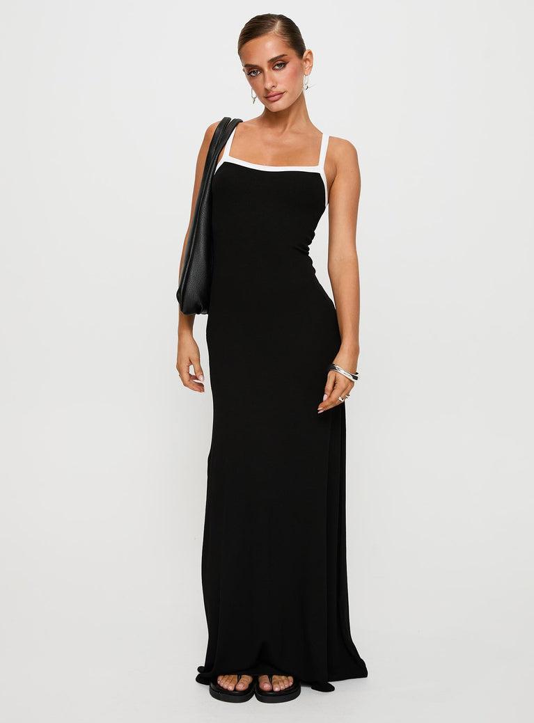 Austrina Maxi Dress Black Product Image
