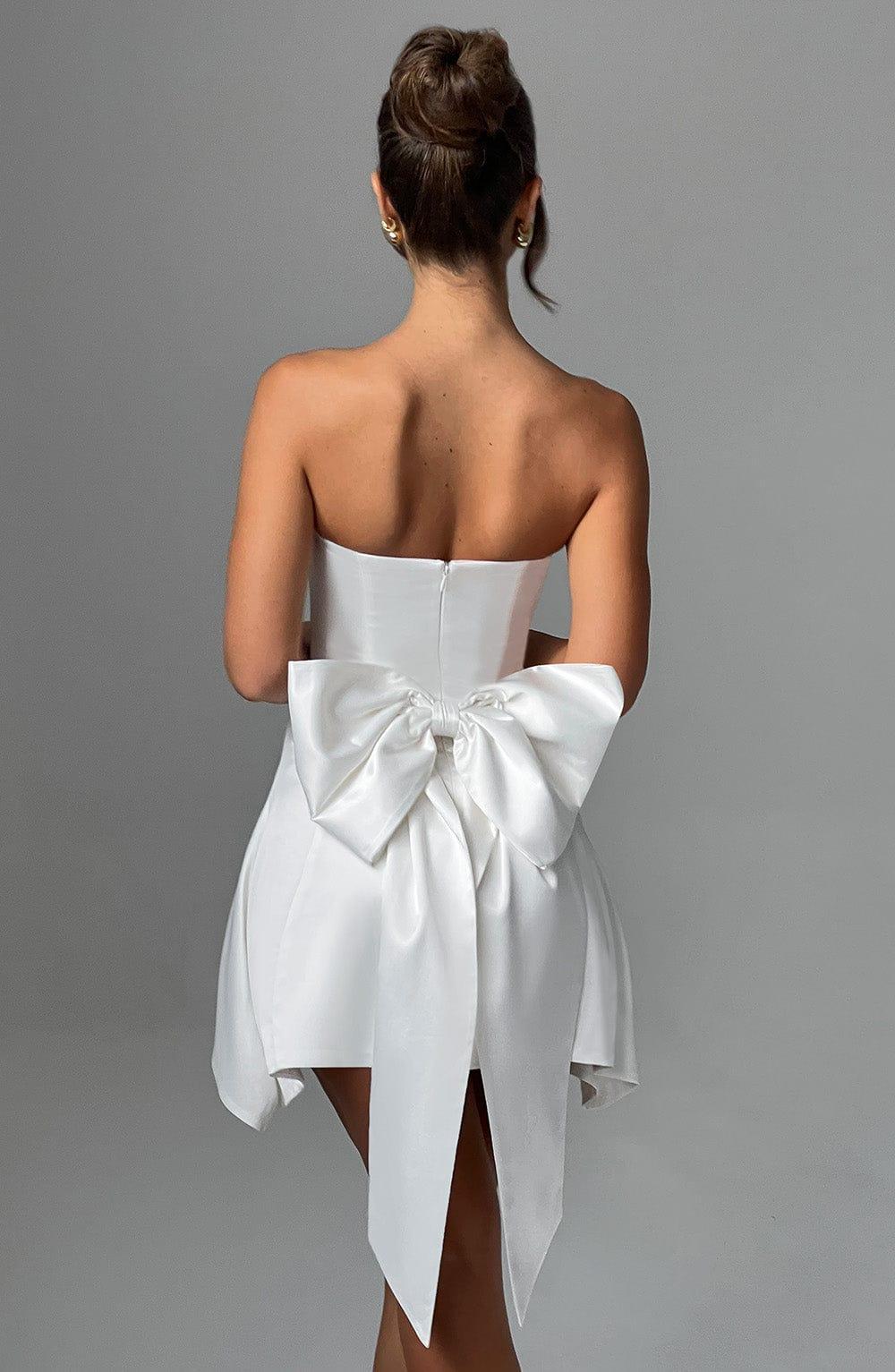 Freja Mini Dress - Ivory Product Image