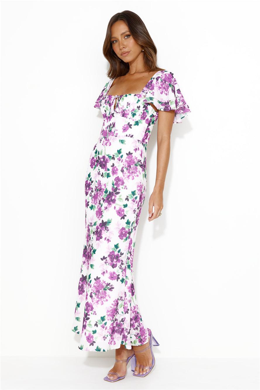 Great Things Maxi Dress Purple Product Image