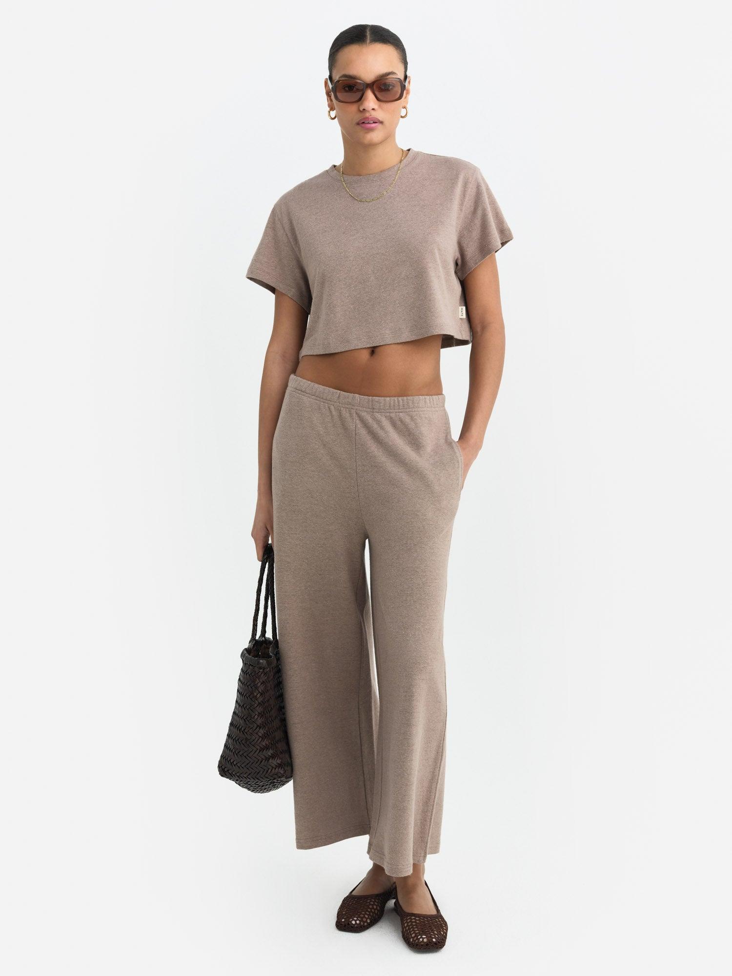 Regenerative Hemp Relaxed Crop Tee Female Product Image