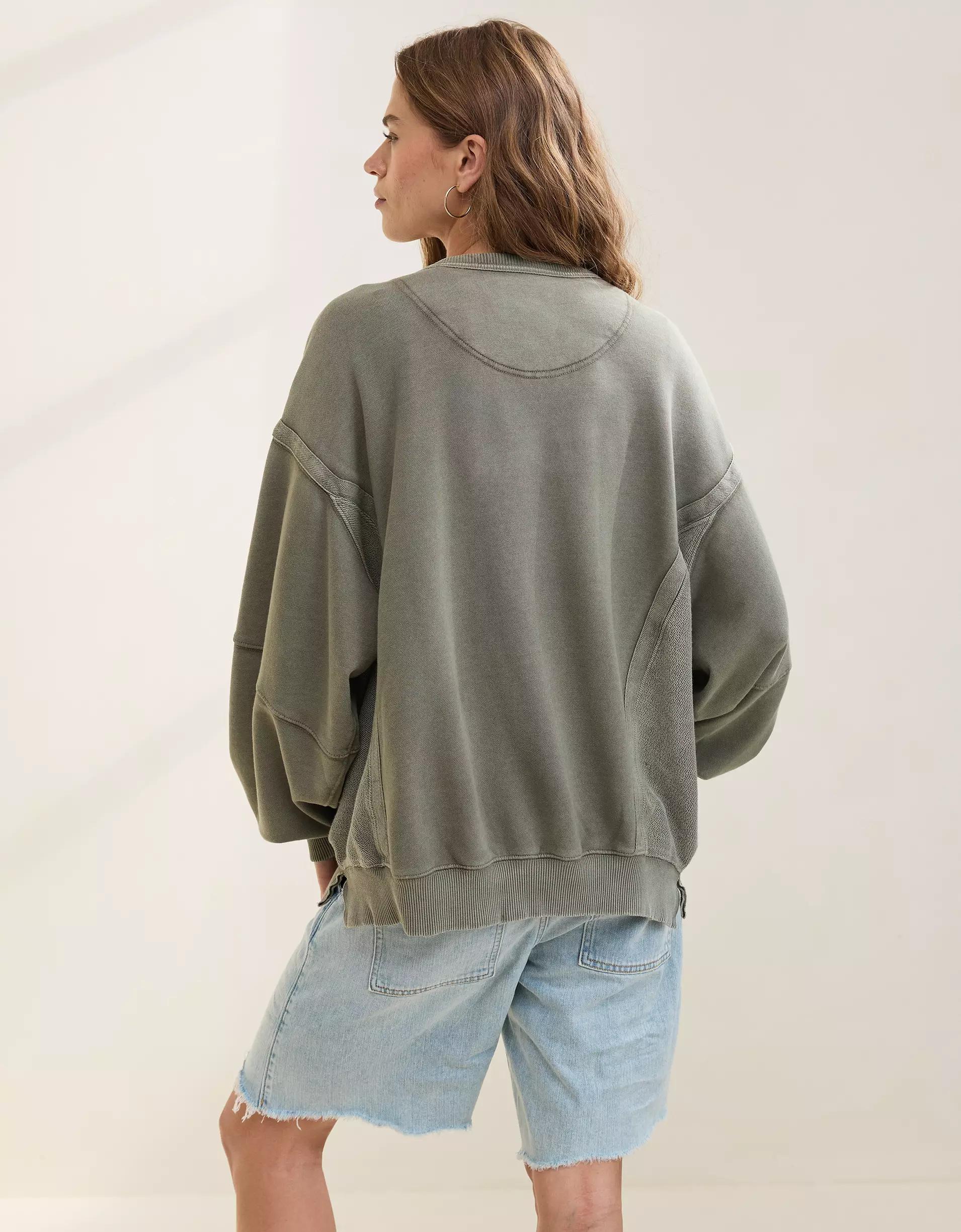 Aerie Keep It Light Crew Sweatshirt Product Image