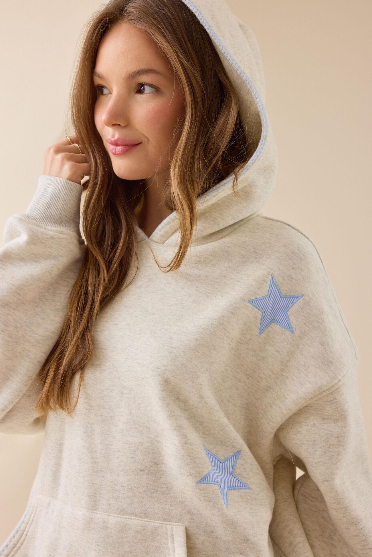 Stripe Star Hoodie Product Image