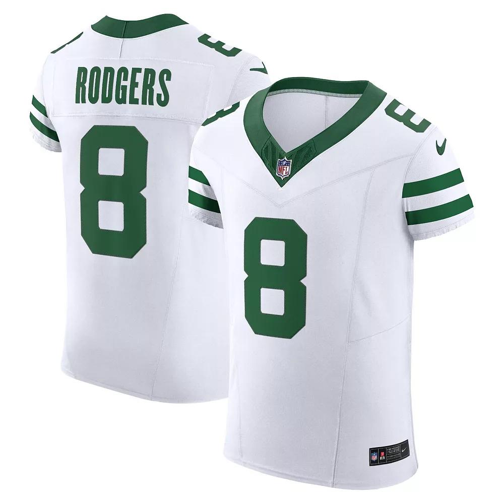 Men's Nike Aaron Rodgers Legacy White New York Jets Vapor F.U.S.E. Elite Jersey, Size: 40 Product Image