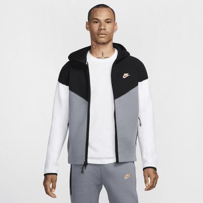 Mens Nike Sportswear Tech Fleece Windrunner Full-Zip Hoodie | FZ4709-011 Product Image