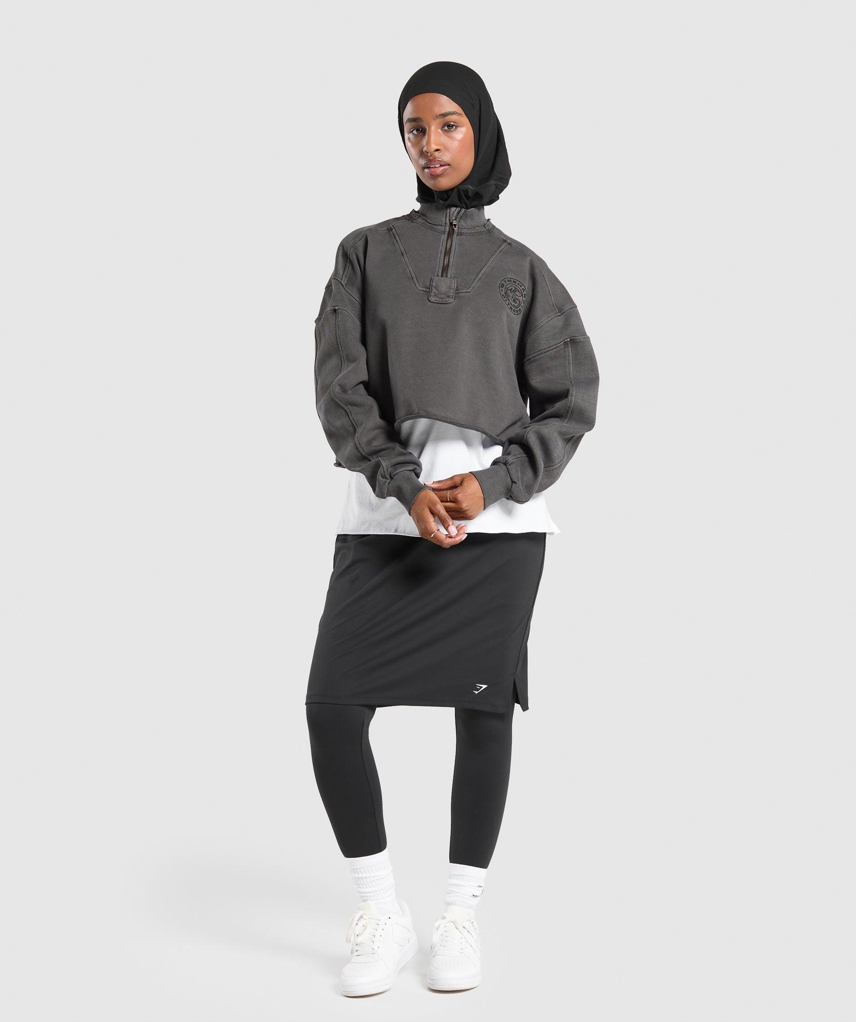 2 in 1 High Waisted Skirt Leggings Product Image