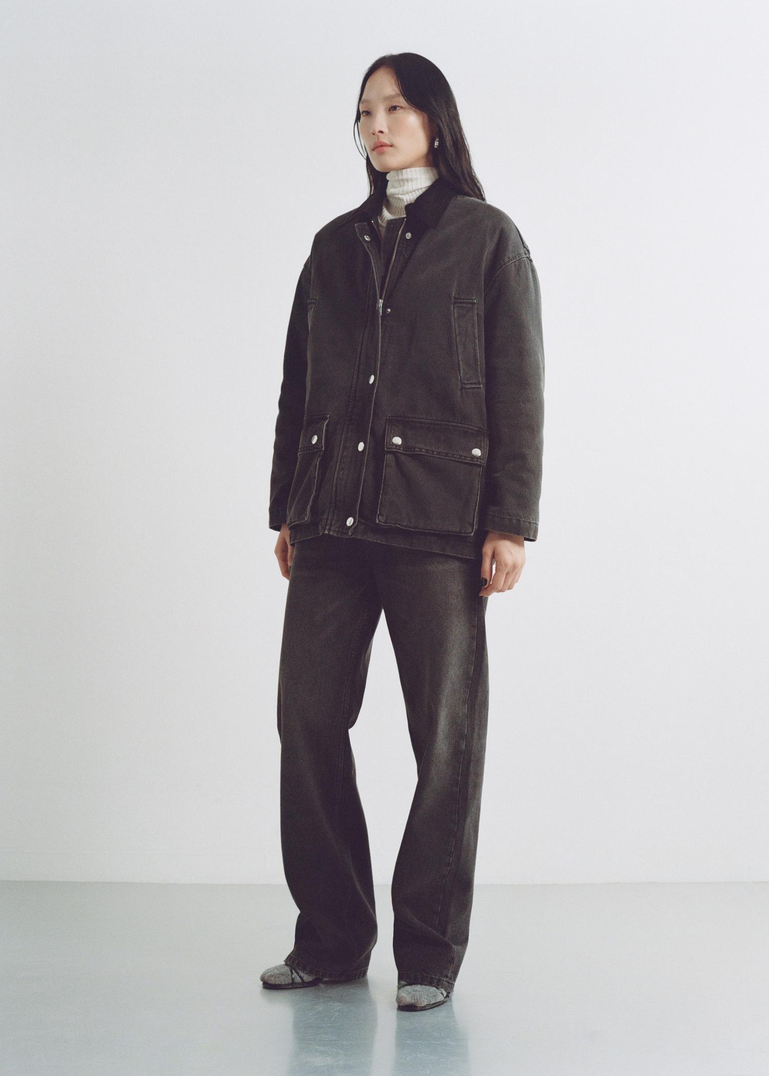 Miami medium-rise straight-fit jeans - Women | MANGO USA Product Image